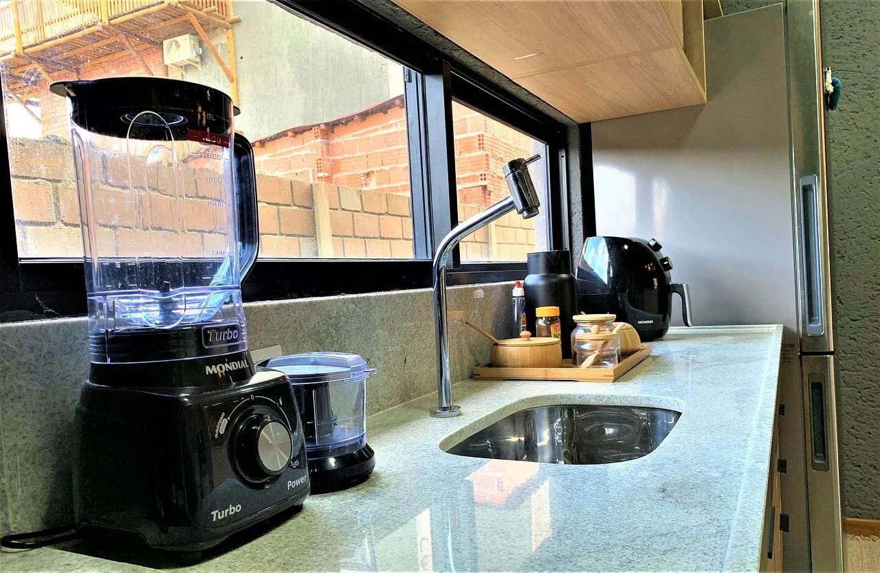 Cocina o kitnet — Apartamento Manatee em Milagres by Qavi