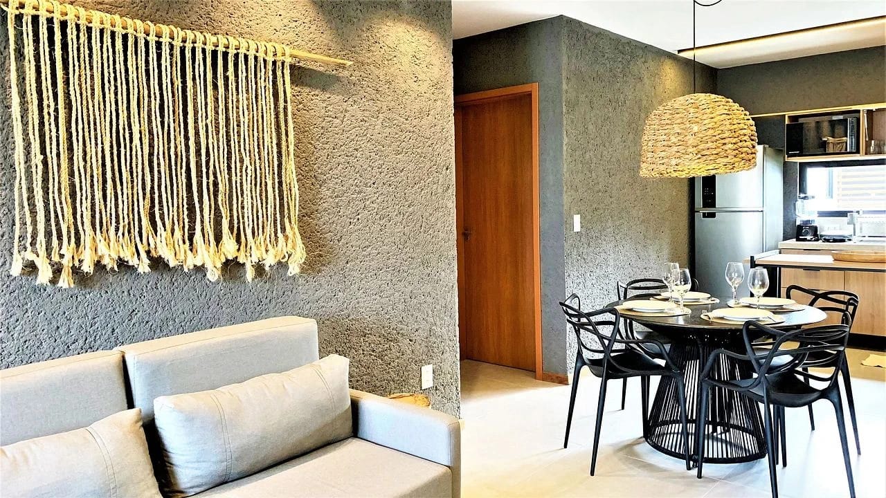 Sala de Estar — Apartamento Varanda Manatee em Milagres by Qavi