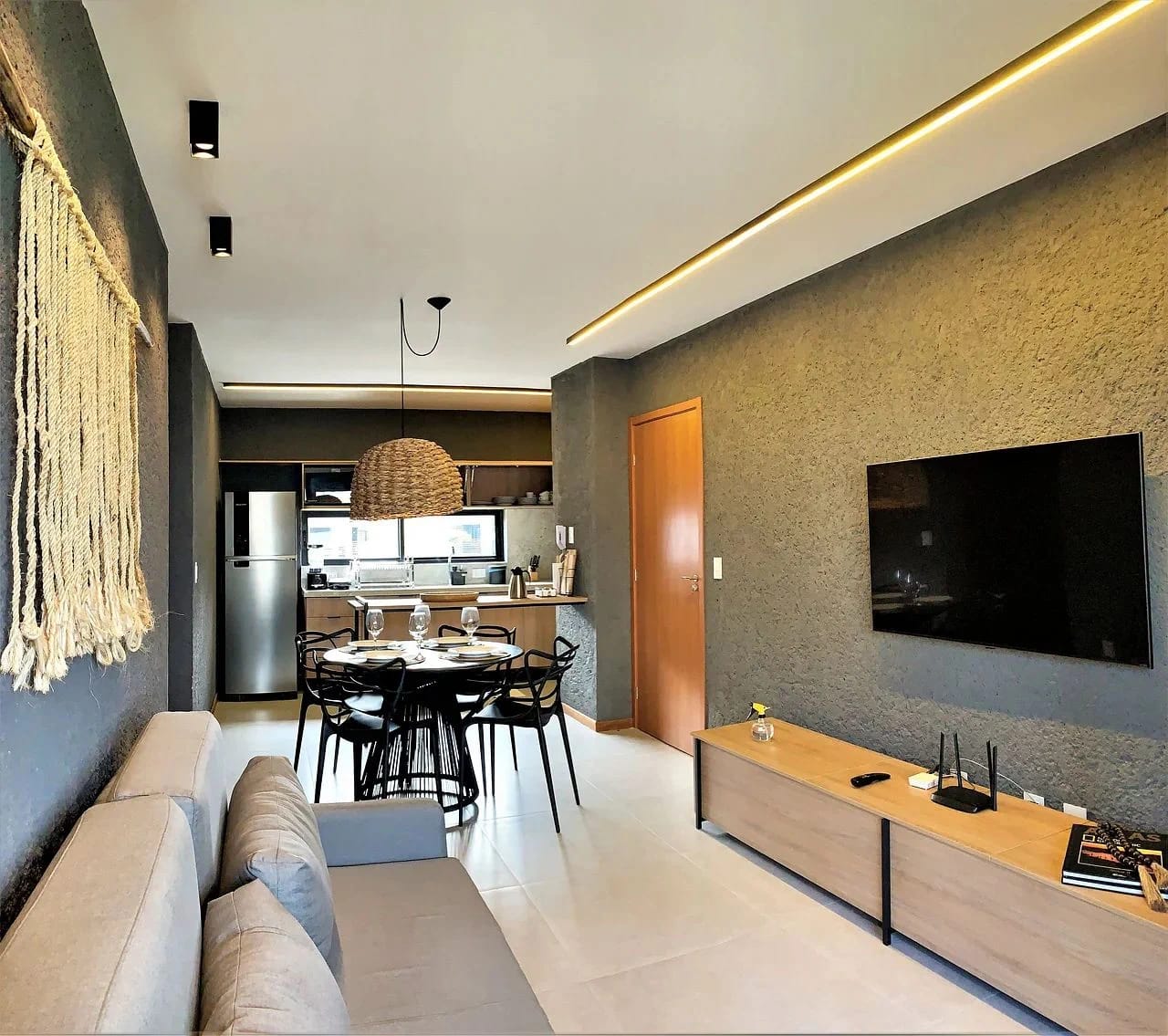Sala de Estar — Apartamento Varanda Manatee em Milagres by Qavi