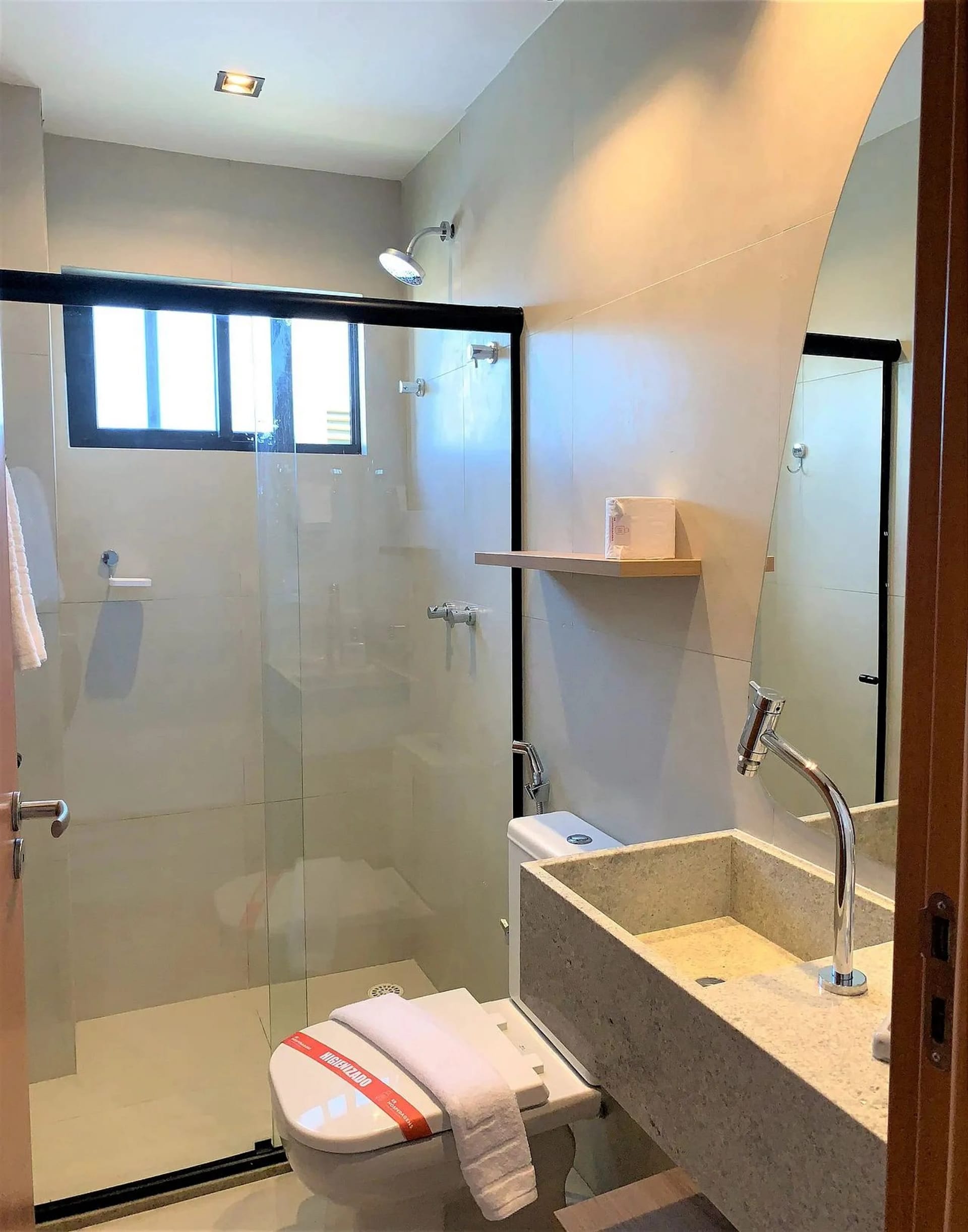 Baño — Apartamento Varanda Manatee em Milagres by Qavi