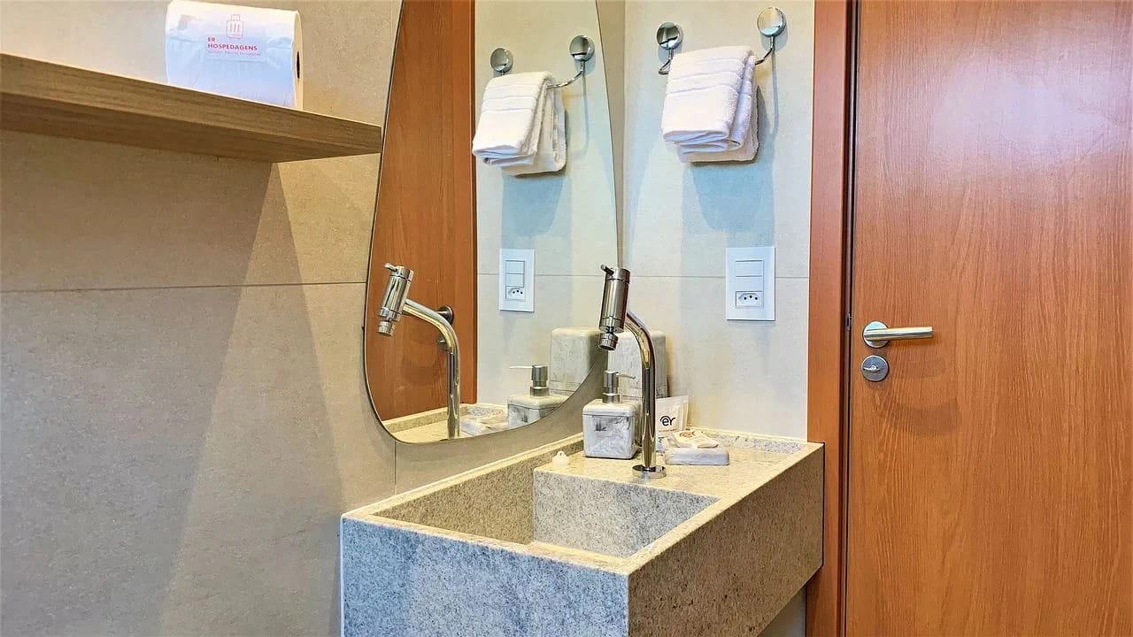 Baño — Apartamento Varanda Manatee em Milagres by Qavi