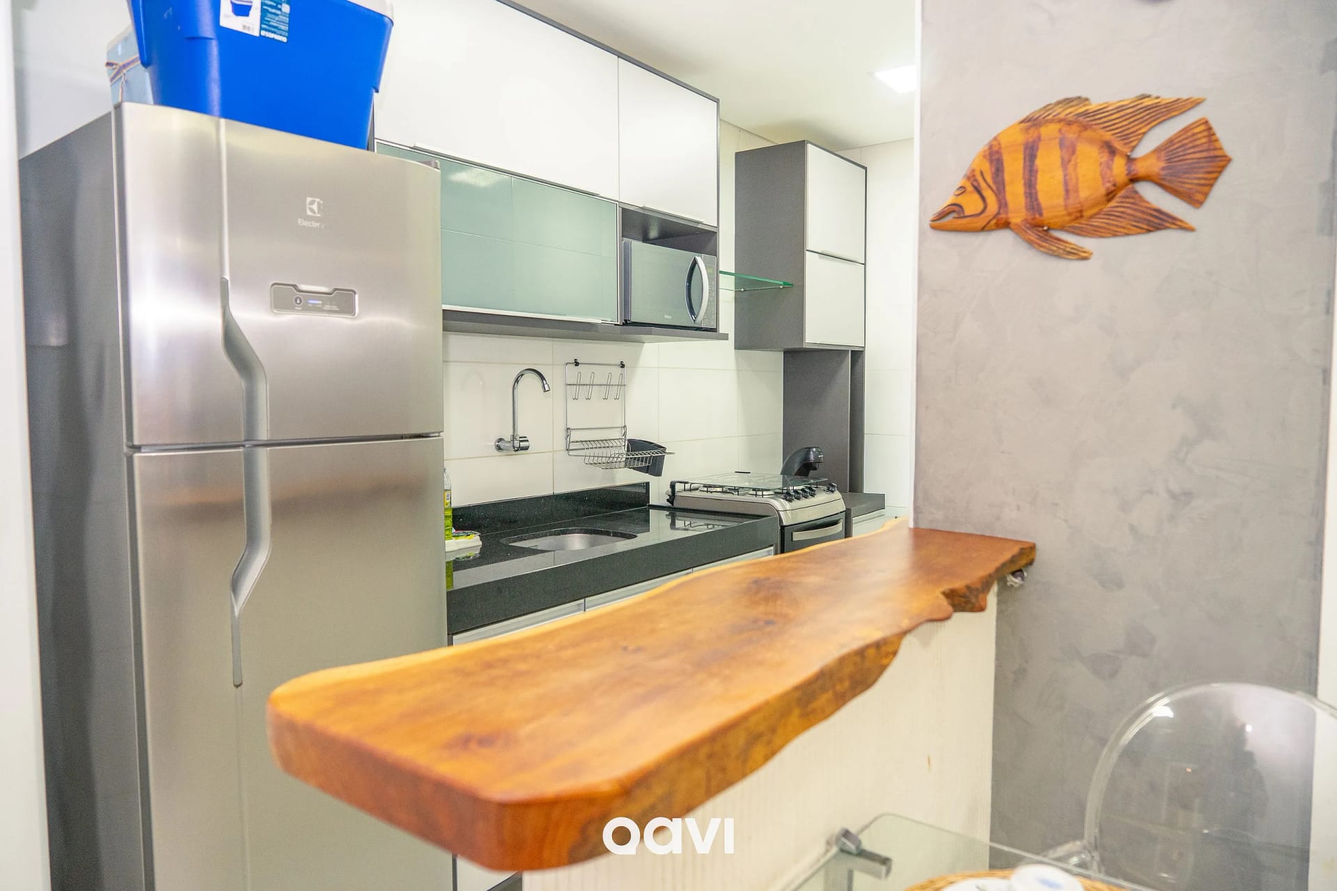 Cozinha ou kitnet — Apartamento no Edifício Time em Maceió by Qavi
