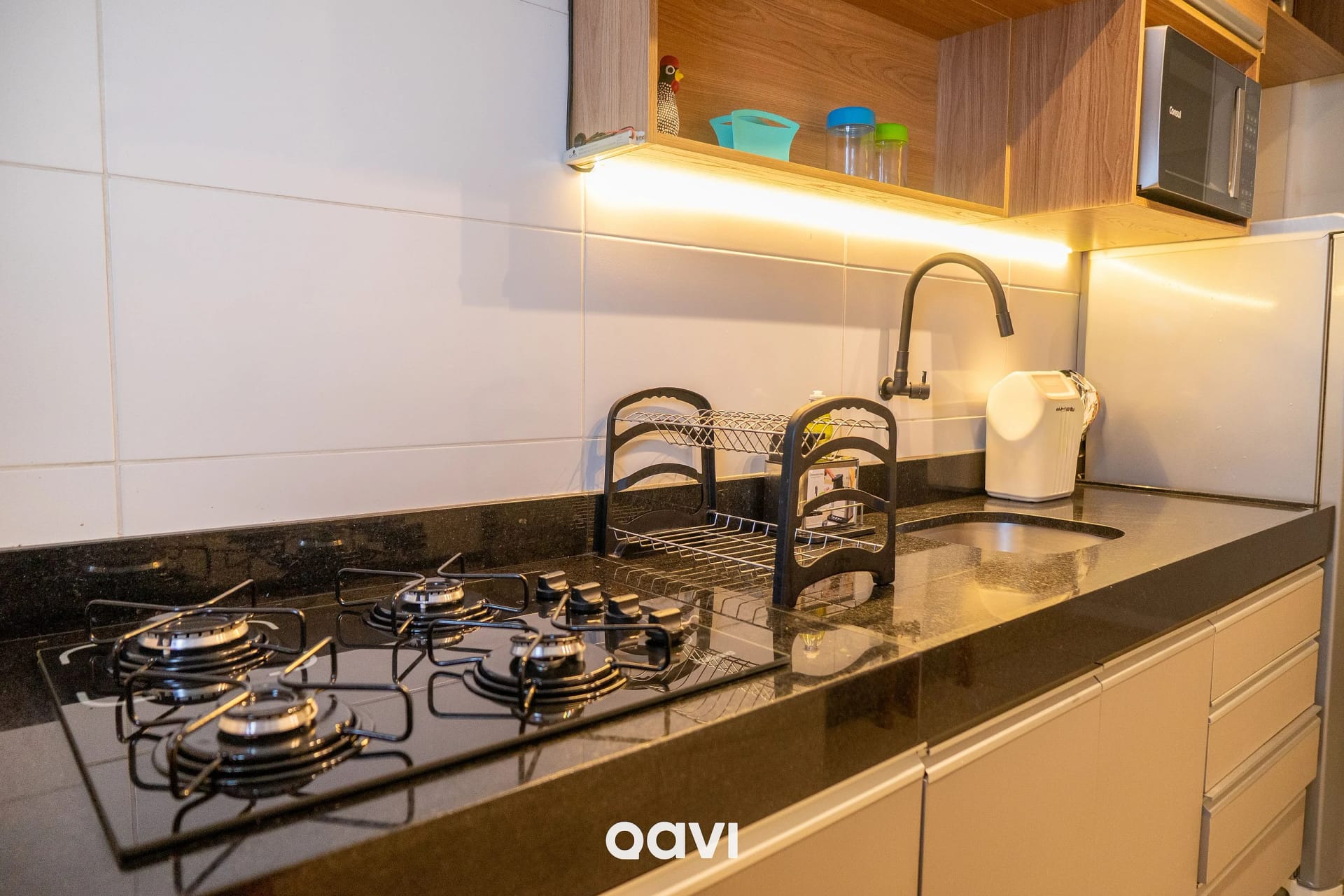 Cozinha ou kitnet — Apartamento no Edifício Time em Maceió by Qavi