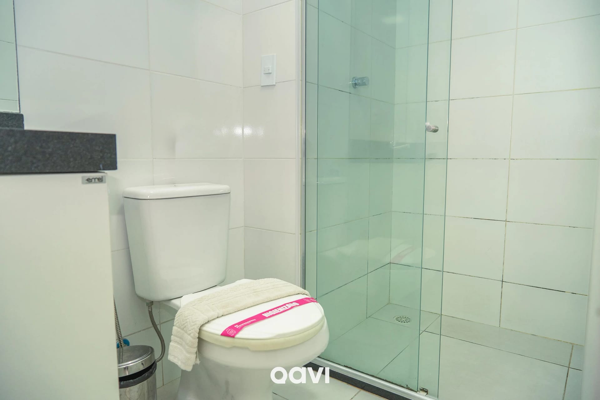 Cuarto de baño — Studio Edifício Time em Maceió by Qavi