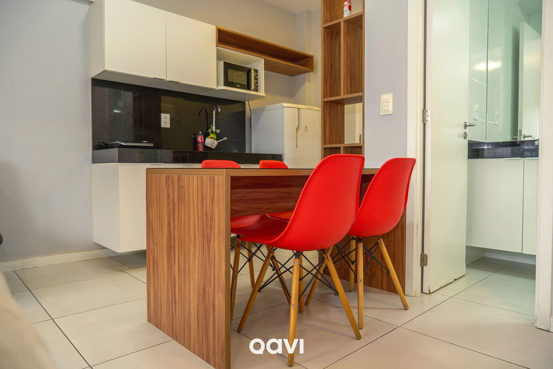 Cocina o kitnet — Studio Edifício Time em Maceió by Qavi