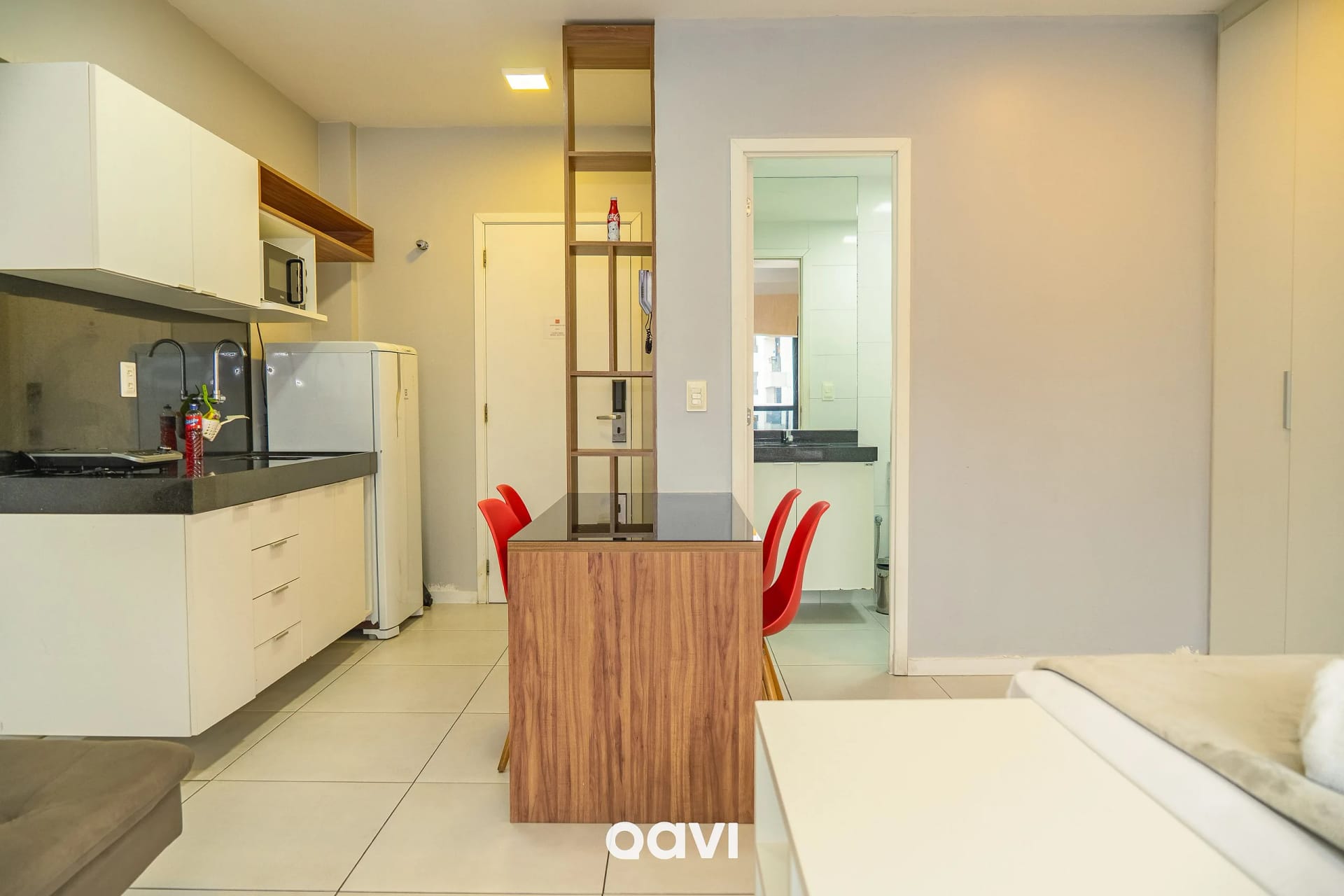Cocina o kitnet — Studio Edifício Time em Maceió by Qavi