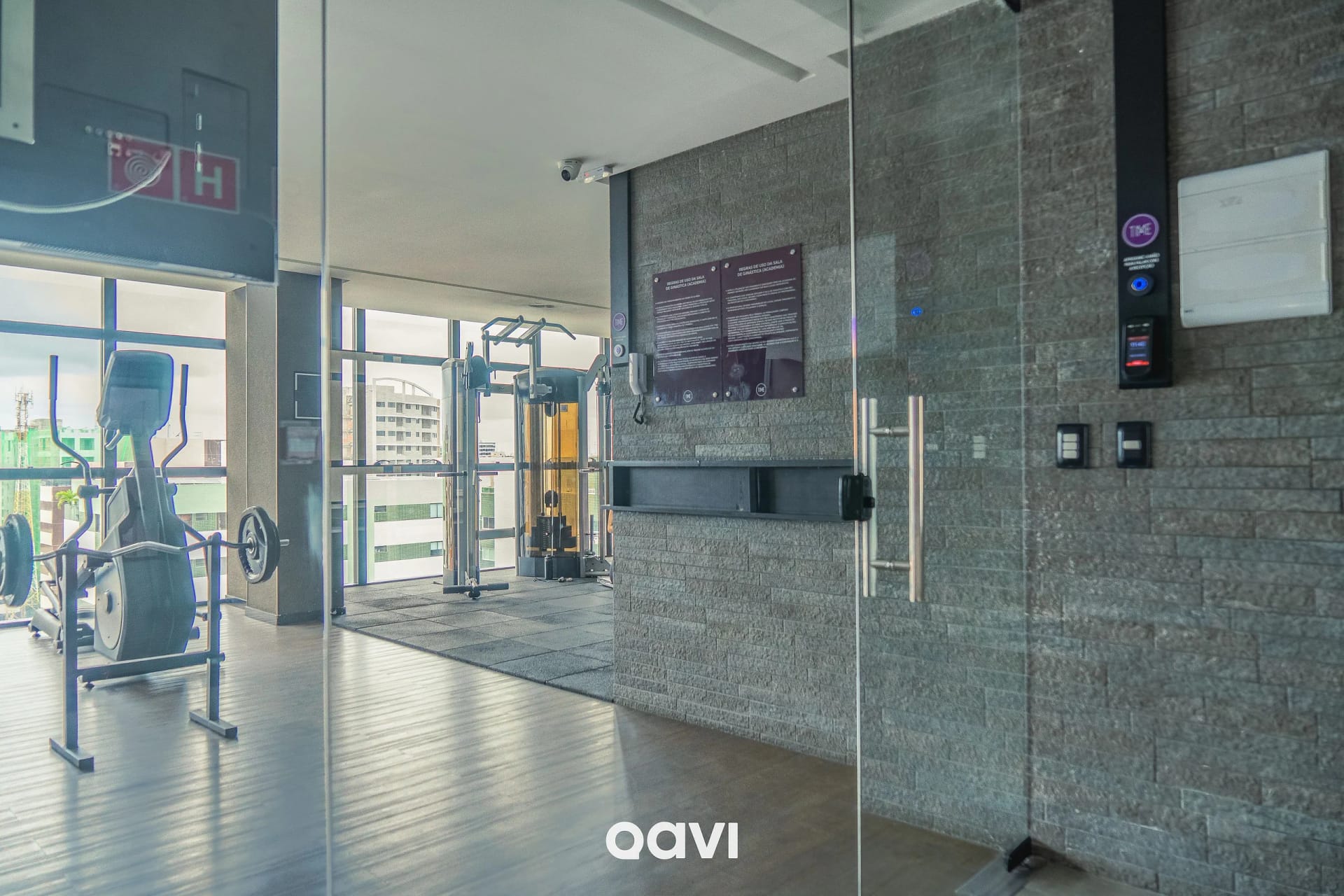 Academia / Espaço Fitness — Apartamento no Edifício Time em Maceió by Qavi