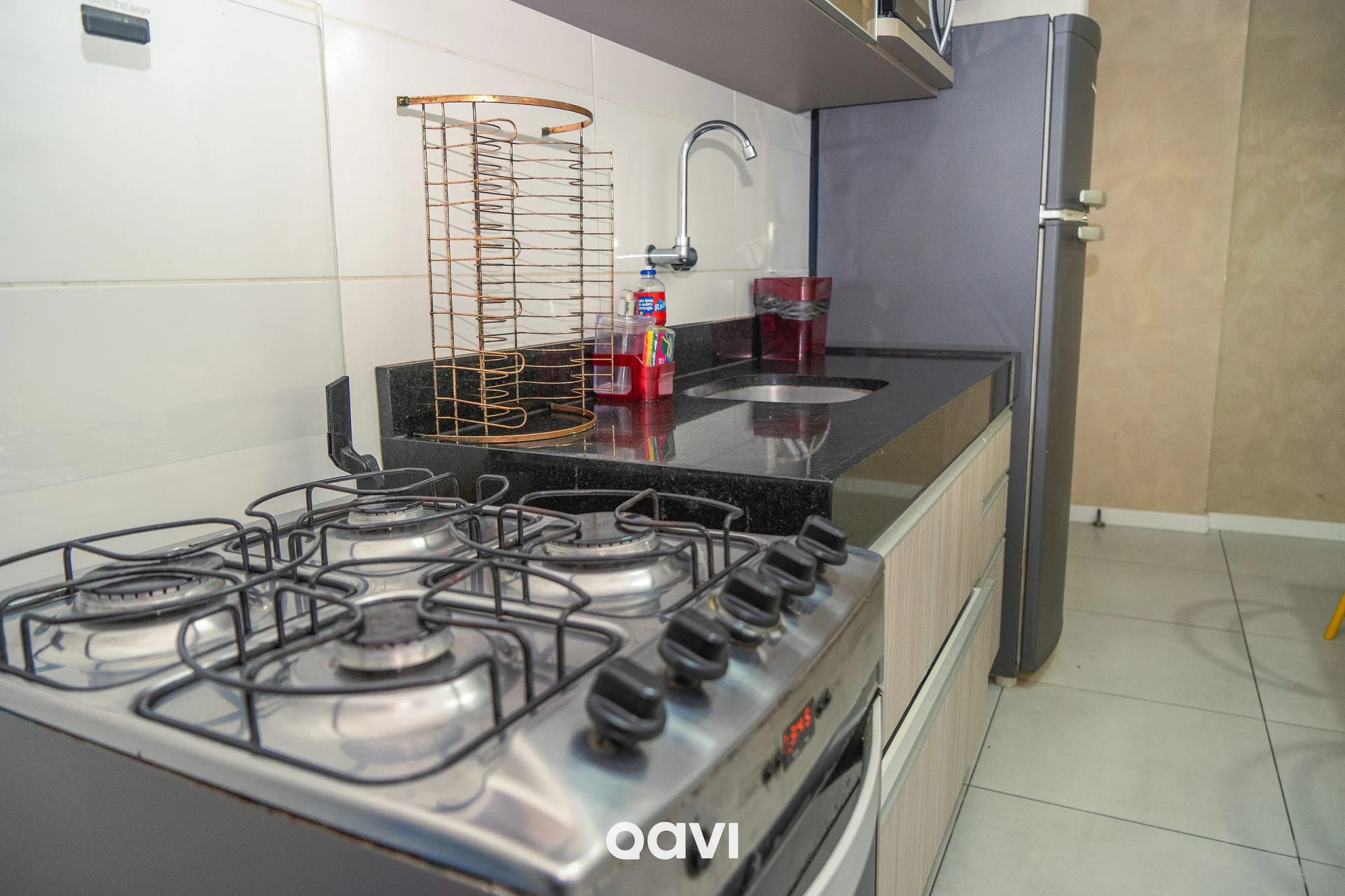 Cocina comunal — Apartamento no Edifício Time em Maceió by Qavi