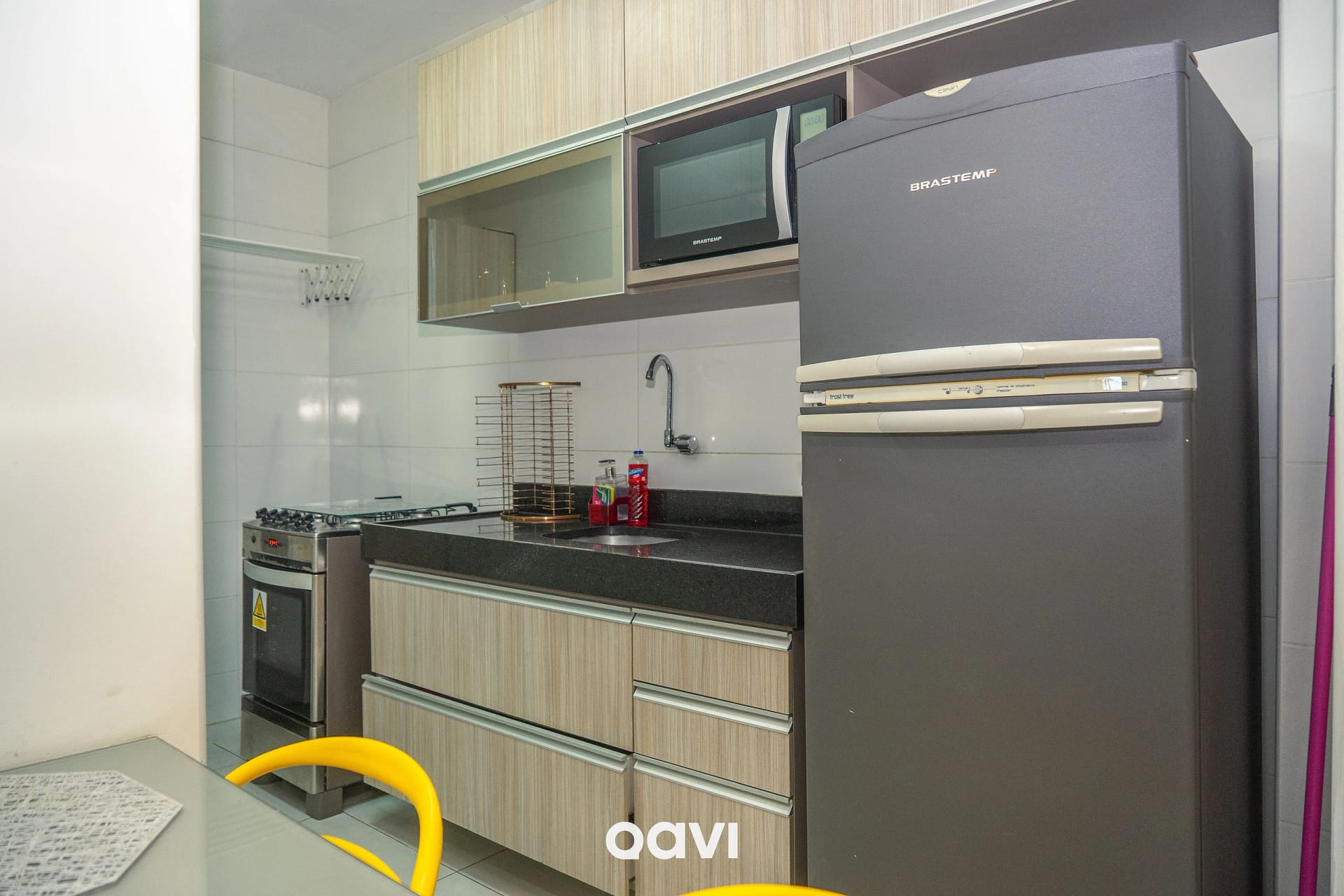 Cocina o kitnet — Apartamento no Edifício Time em Maceió by Qavi