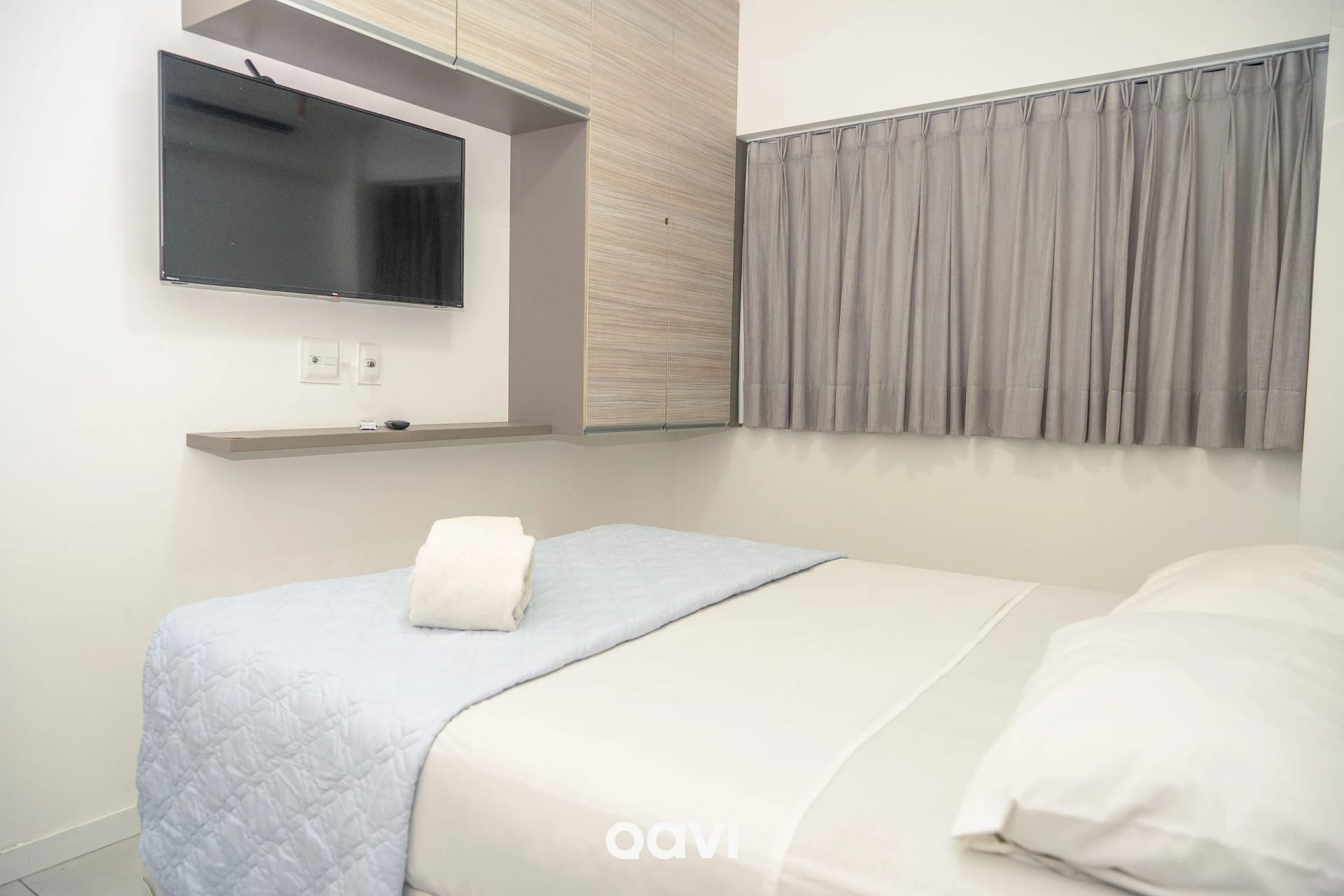 Dormitorio — Apartamento no Edifício Time em Maceió by Qavi