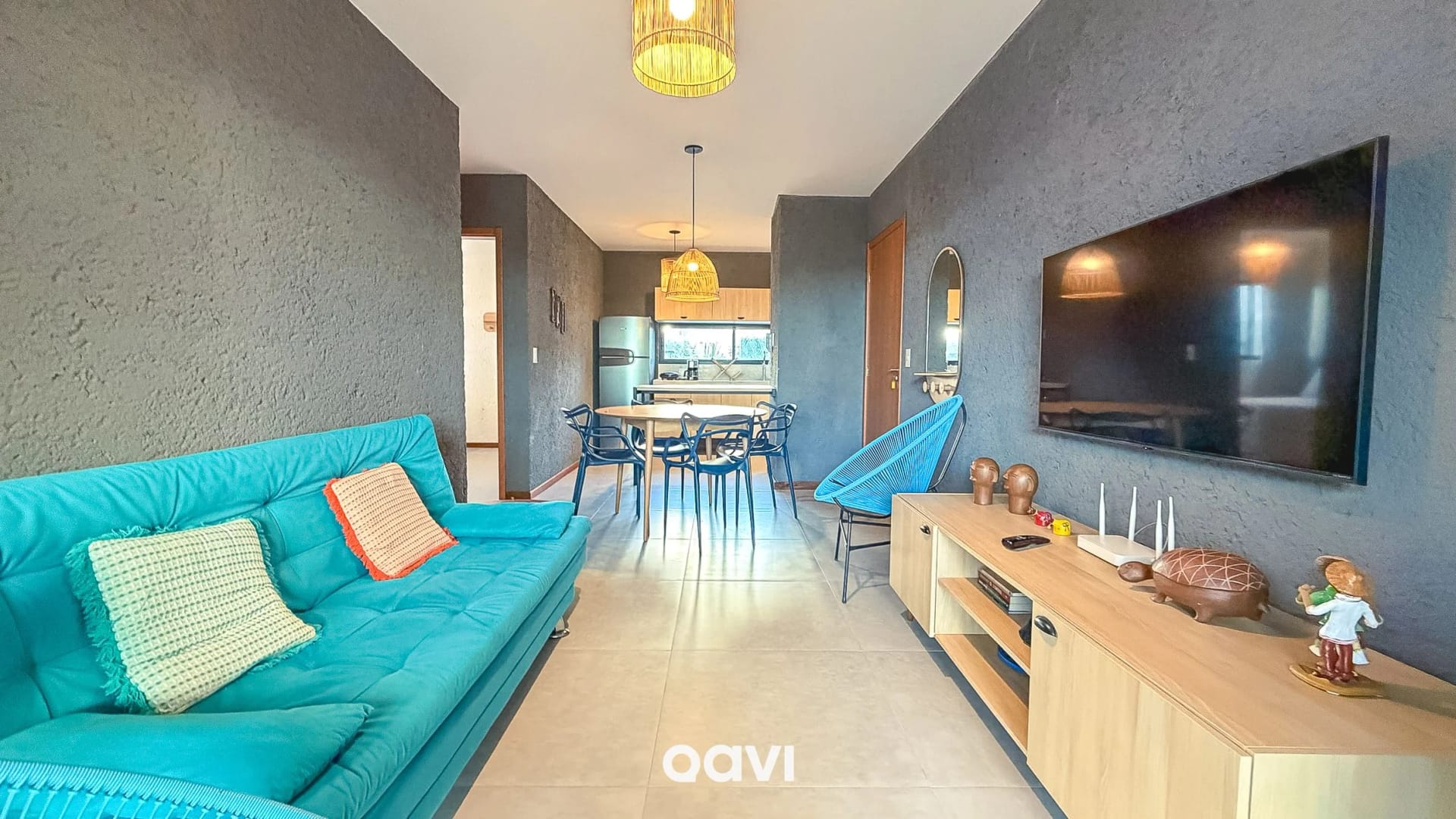 Living Room — Apartamento Varanda Manatee em Milagres by Qavi