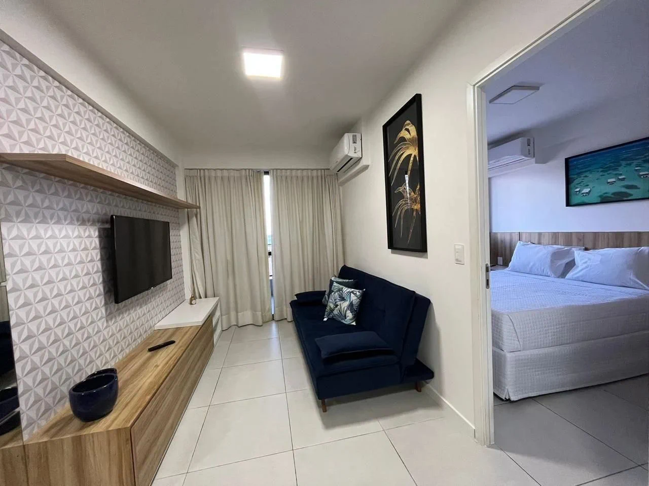 Living Room — Apartamento no Edifício Time em Maceió by Qavi