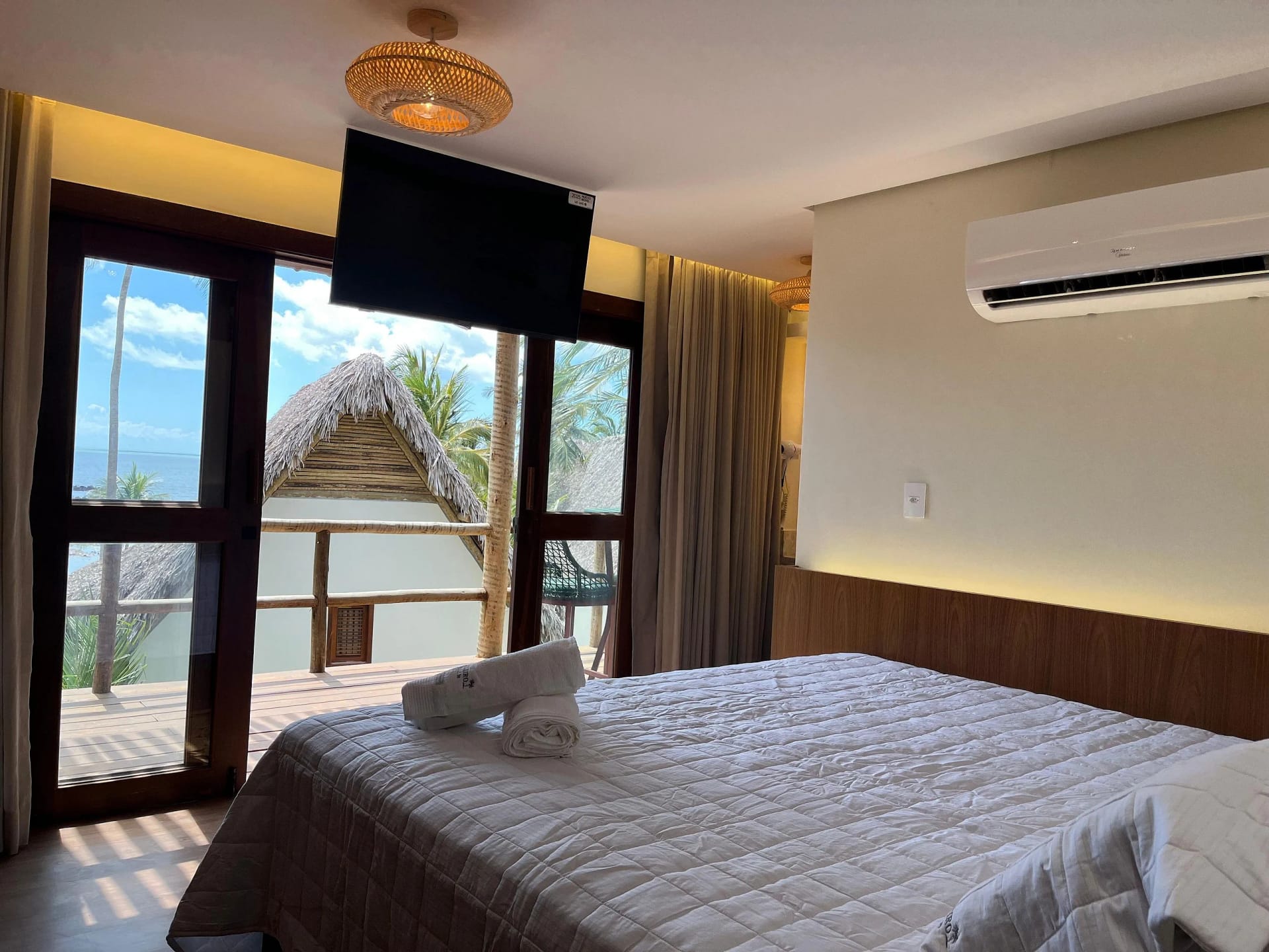 Dormitorio — Chalé Cajueiro Vila Mar Resort by Qavi