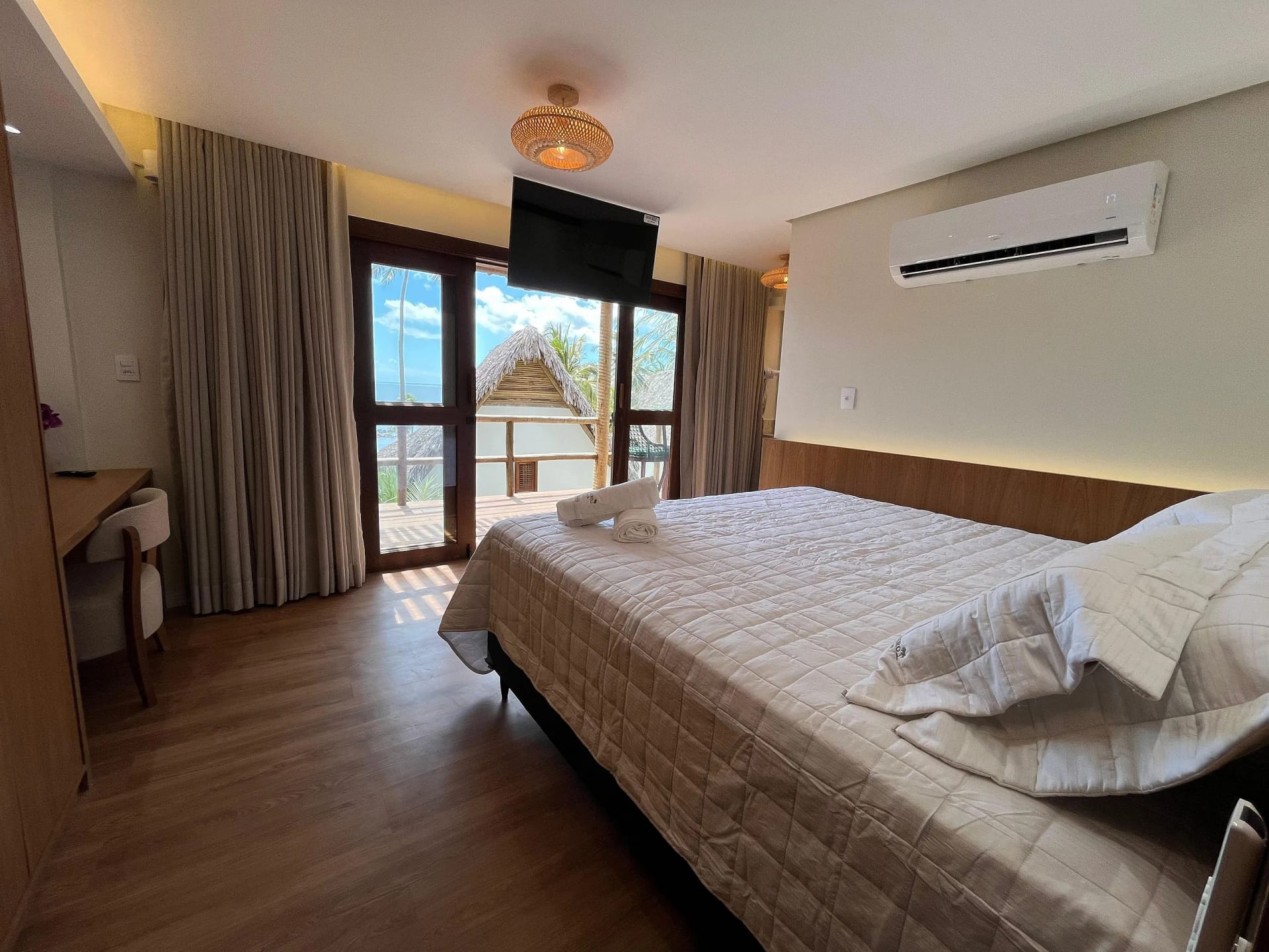 Dormitorio — Chalé Cajueiro Vila Mar Resort by Qavi