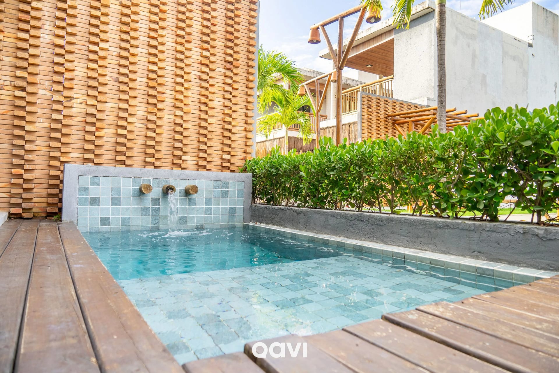 Vista da piscina — Casa Piscina Privativa Villa Sapê Milagres by Qavi