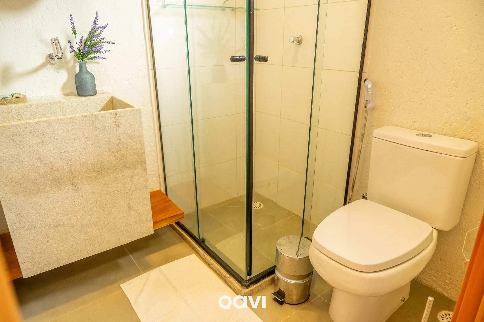 Banheiro — Casa Piscina Privativa Villa Sapê Milagres by Qavi