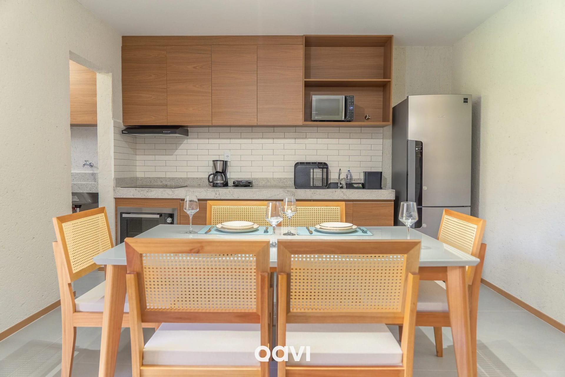 Kitchen or kitchenette — Apartamento Vista Piscina Azuk Patacho by Qavi
