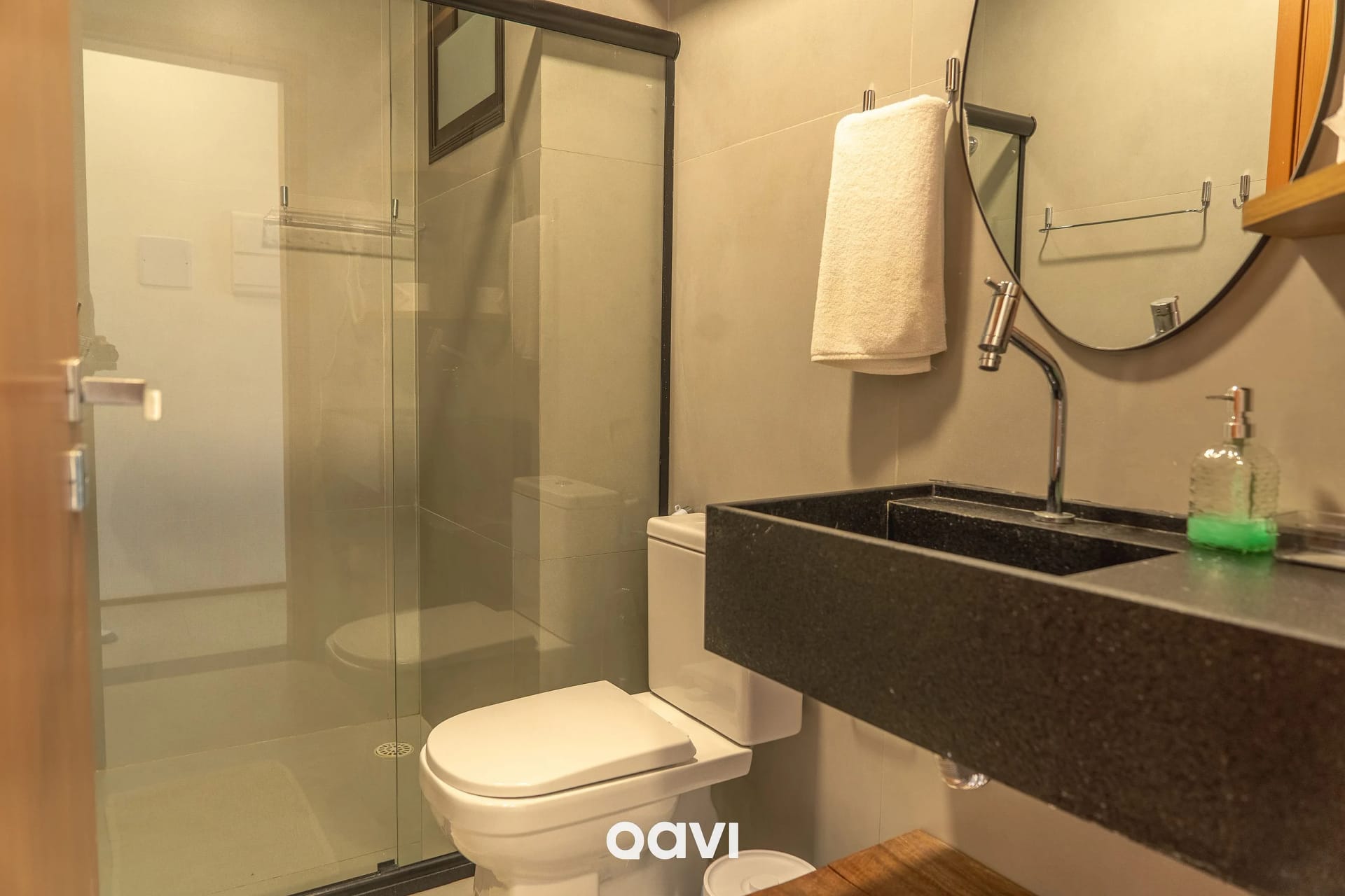 Banheiro — Duplex com Jacuzzi na Praia de Tatuamunha by Qavi