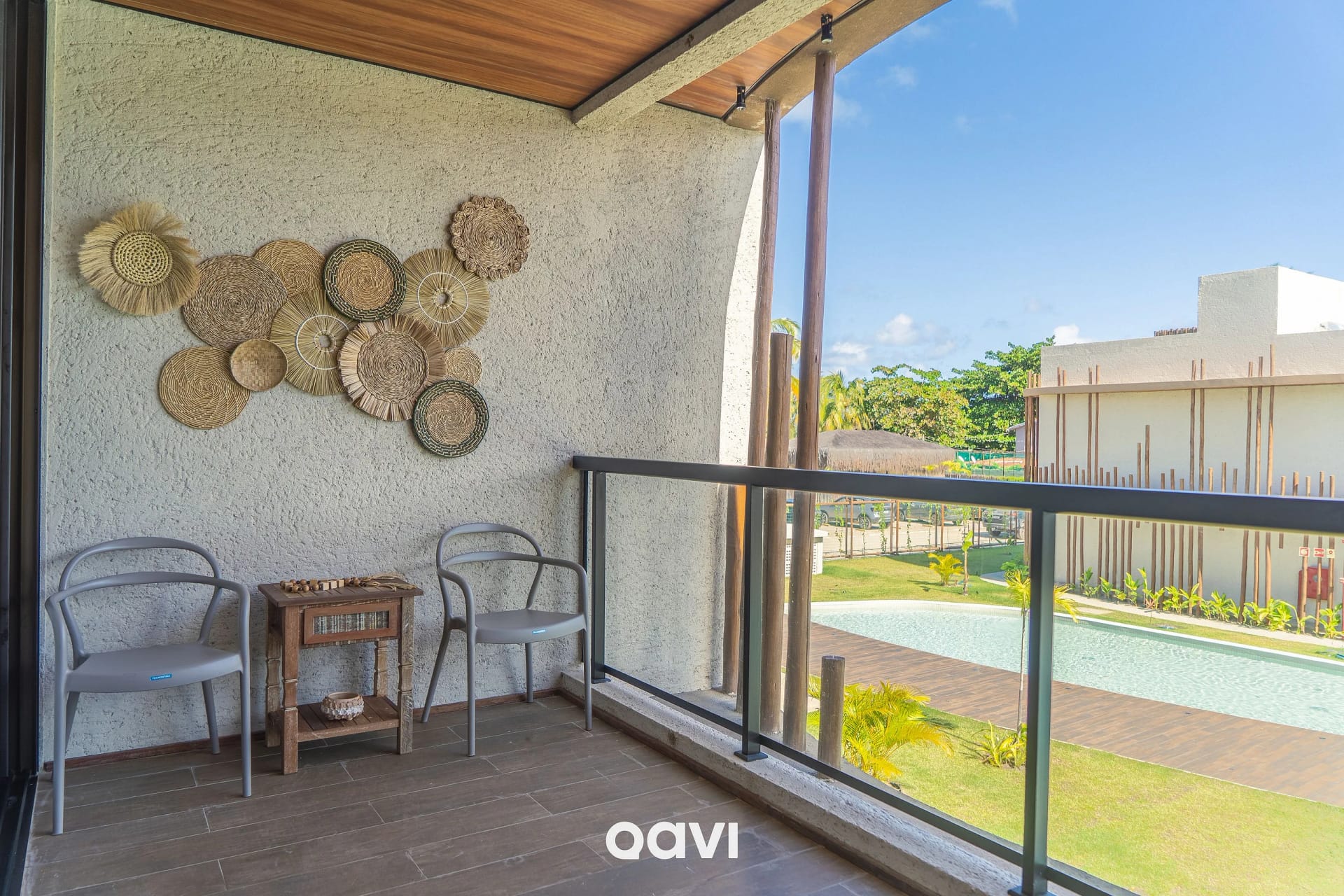 Varanda / Terraço — Duplex com Jacuzzi na Praia de Tatuamunha by Qavi