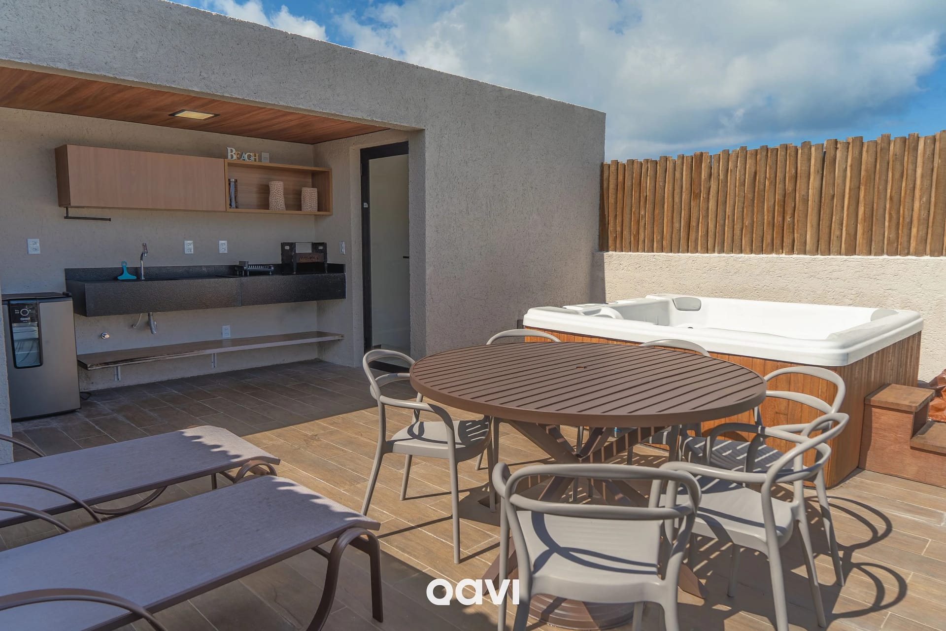 Varanda / Terraço — Duplex com Jacuzzi na Praia de Tatuamunha by Qavi