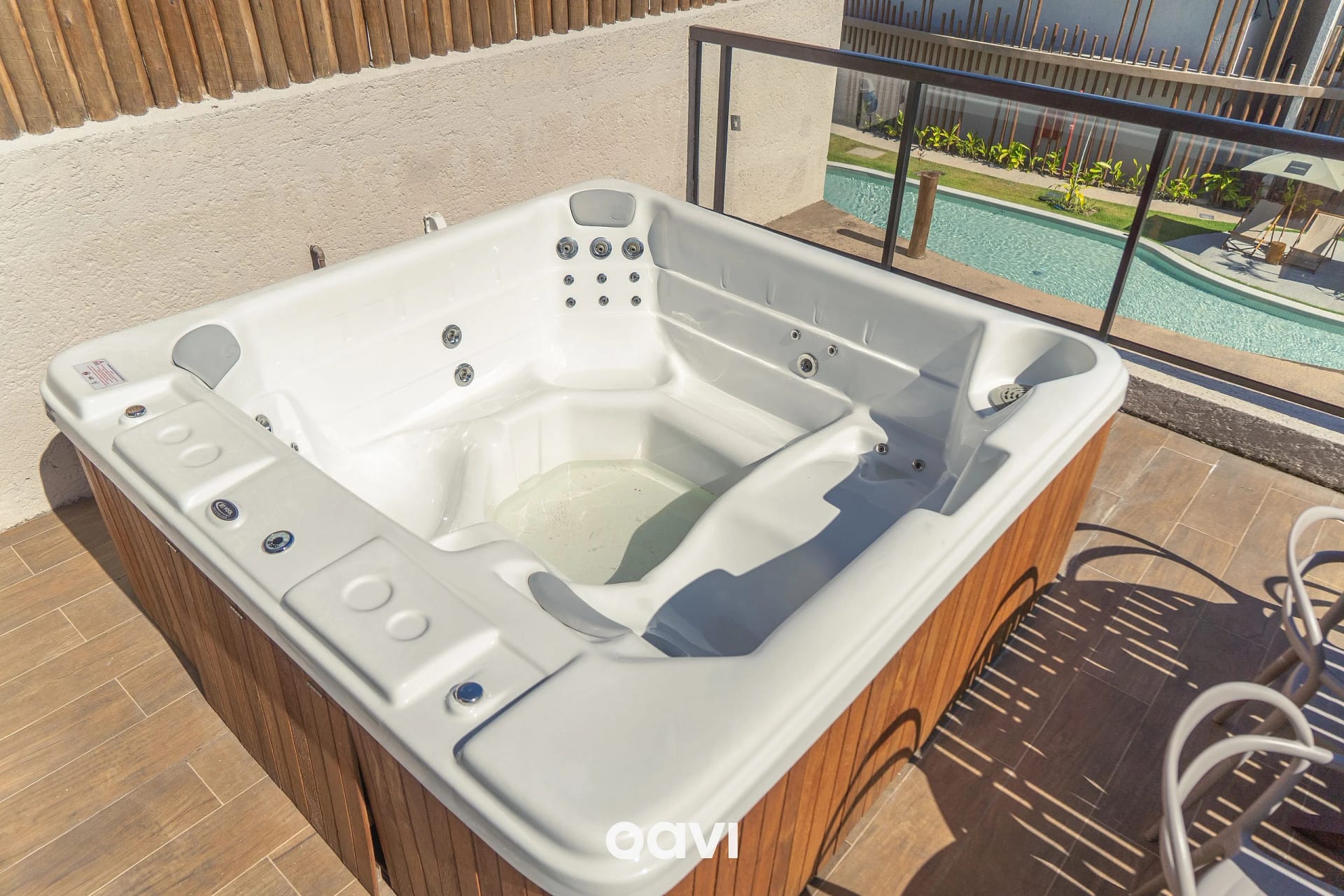 Banheira/jacuzzi — Duplex com Jacuzzi na Praia de Tatuamunha by Qavi