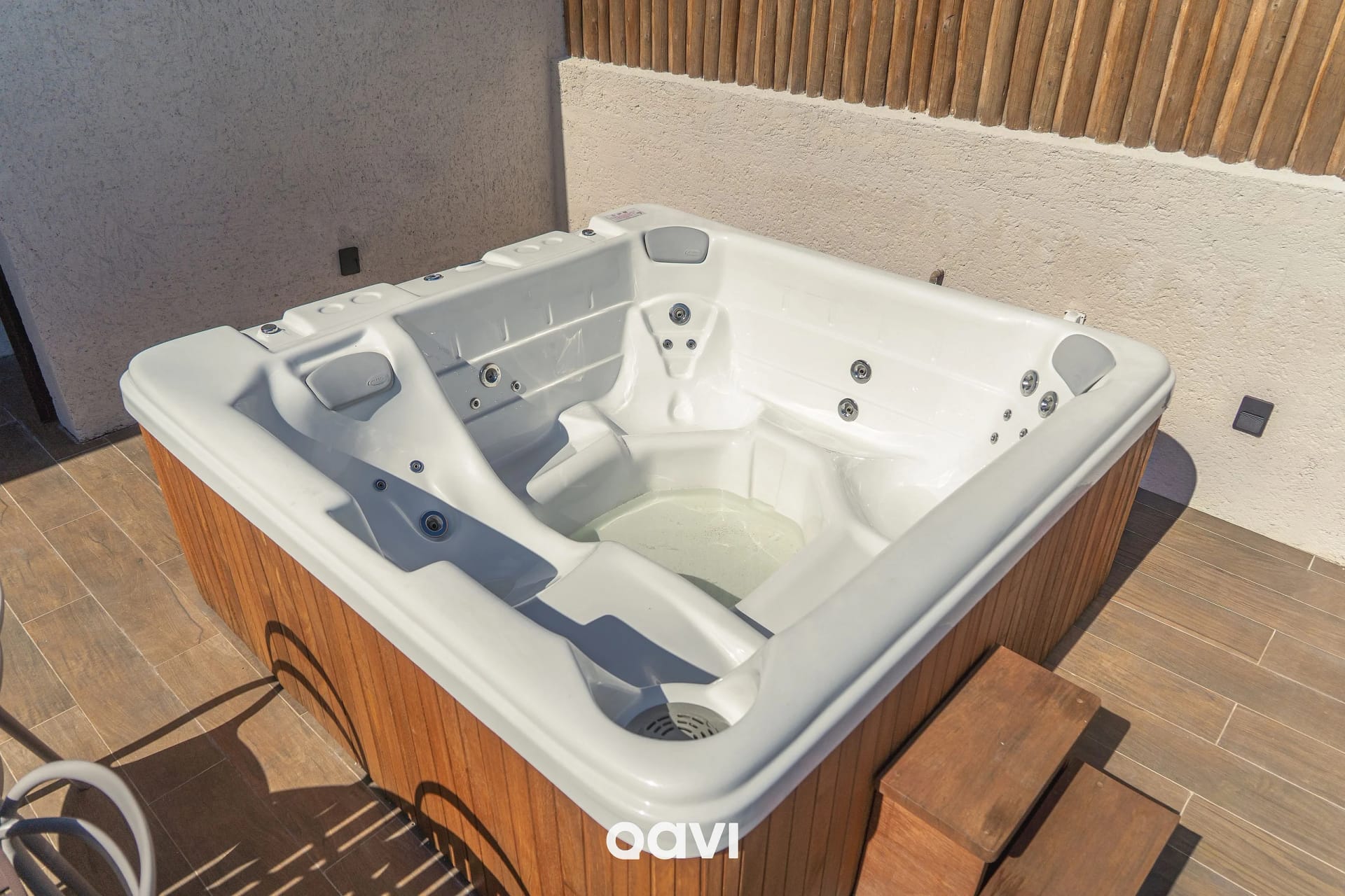 Banheira/jacuzzi — Duplex com Jacuzzi na Praia de Tatuamunha by Qavi