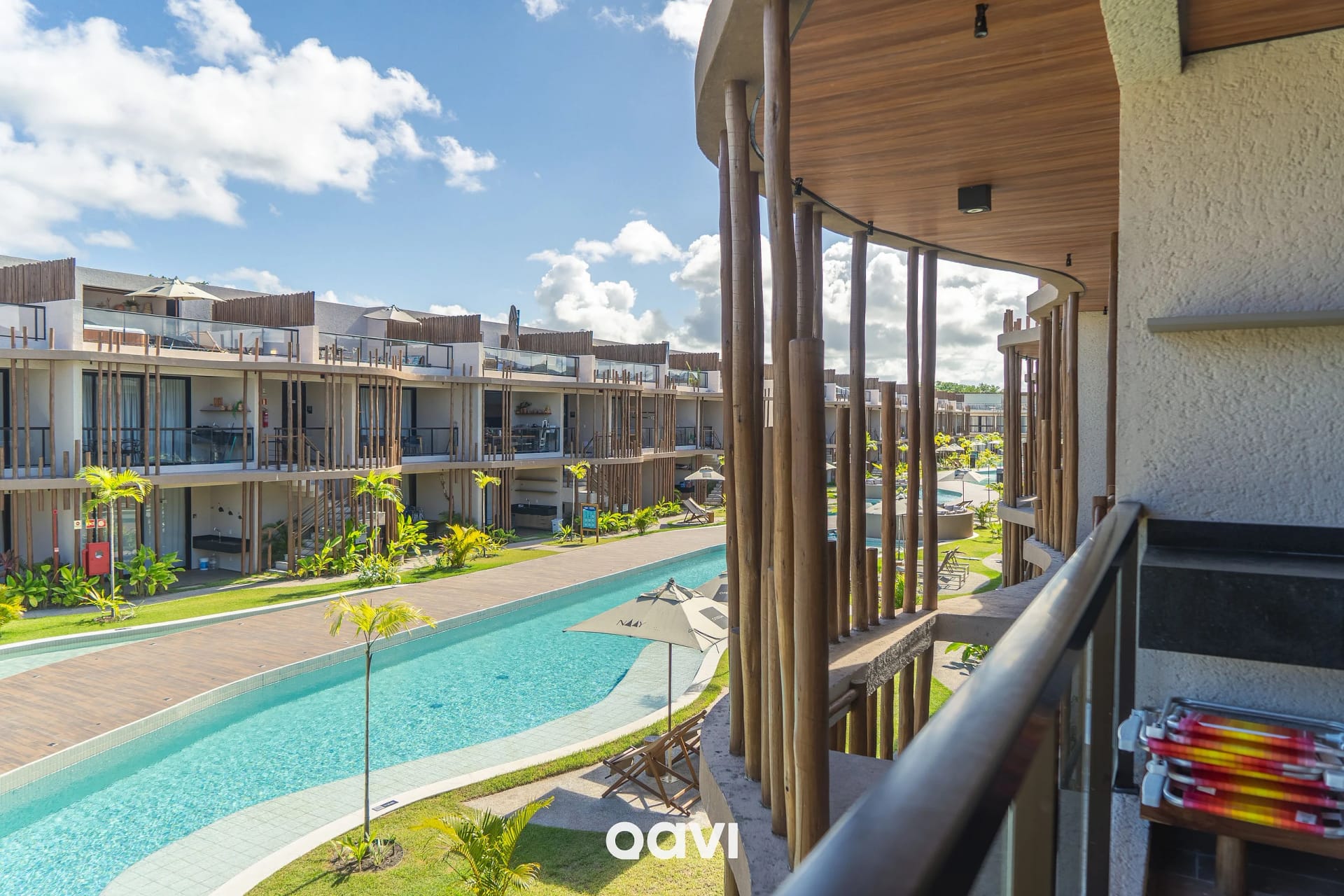 Varanda / Terraço — Duplex com Jacuzzi na Praia de Tatuamunha by Qavi