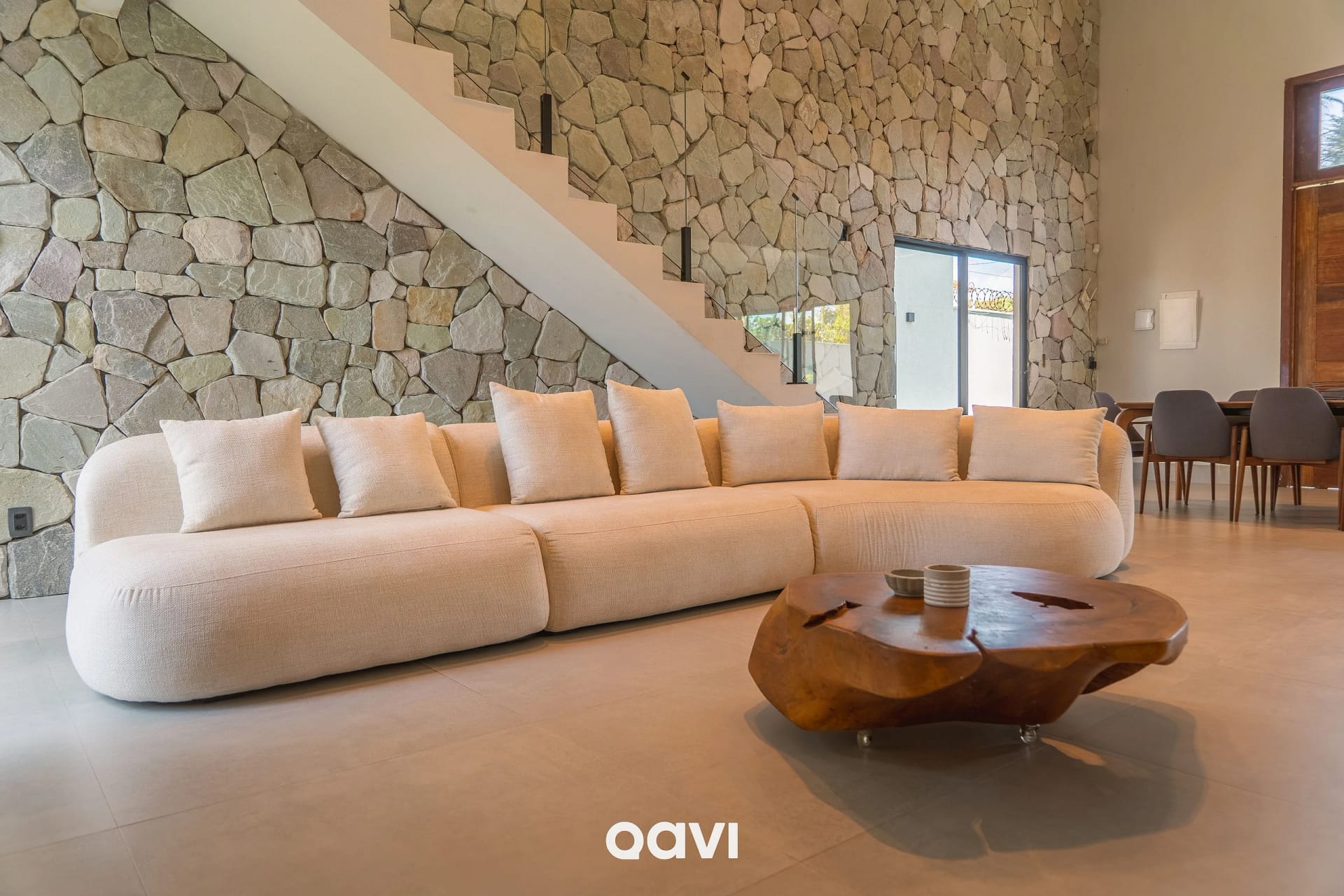 Sala de Estar — Casa Tabatinga by Qavi