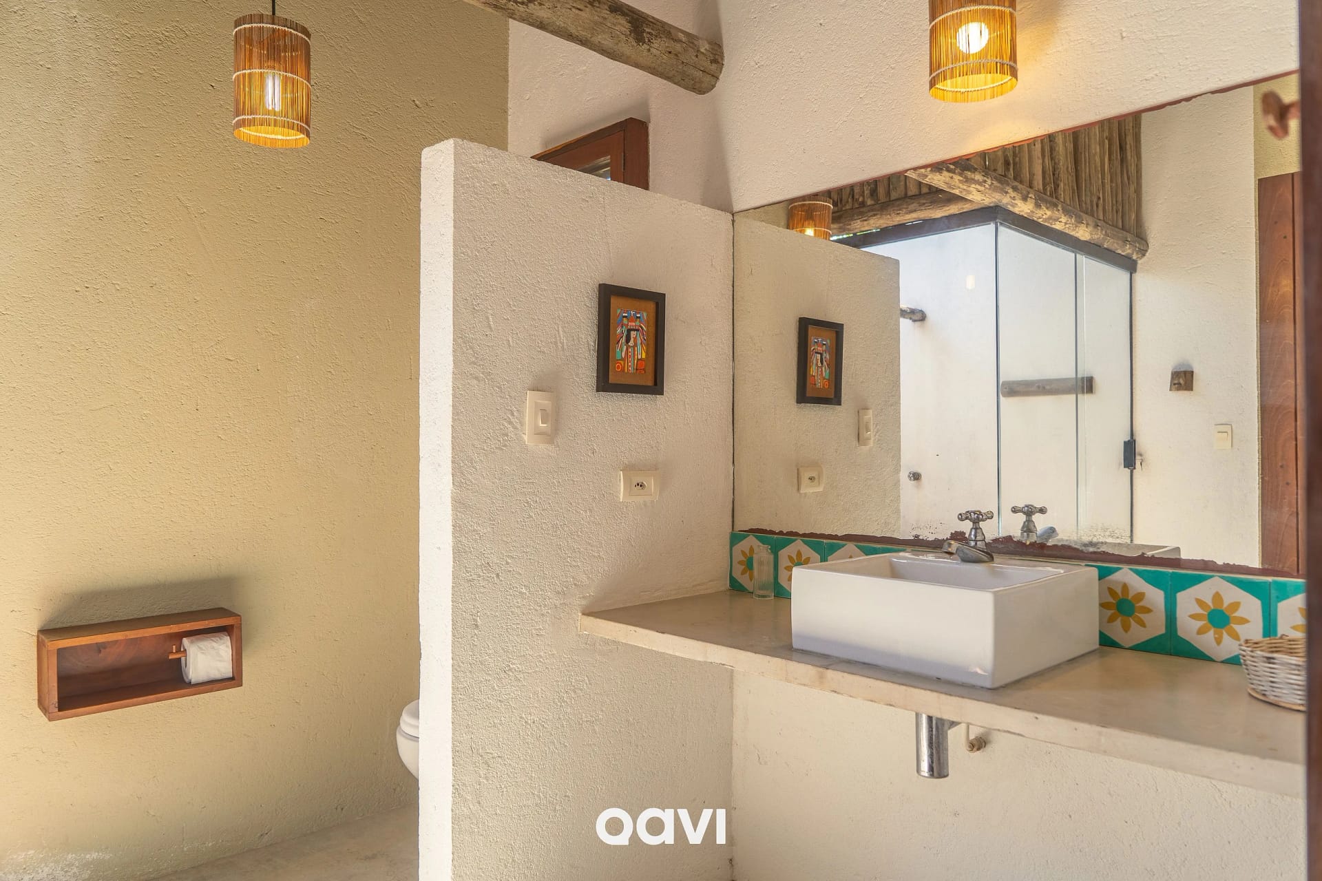 Banheiro — Casa Manatí Beira-Mar em Milagres by Qavi