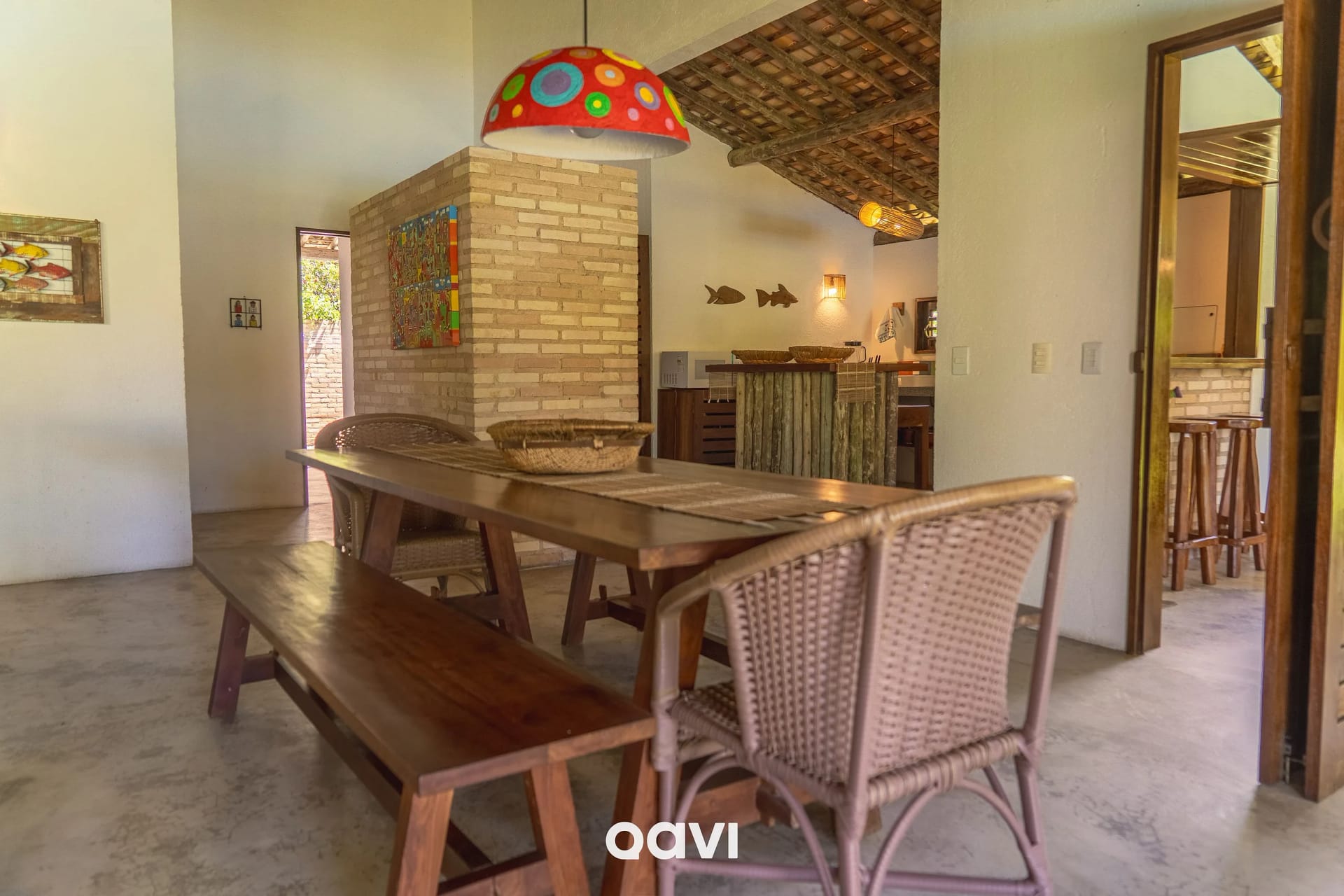 Kitchen or kitchenette — Casa com Piscina Manatí Milagres by Qavi