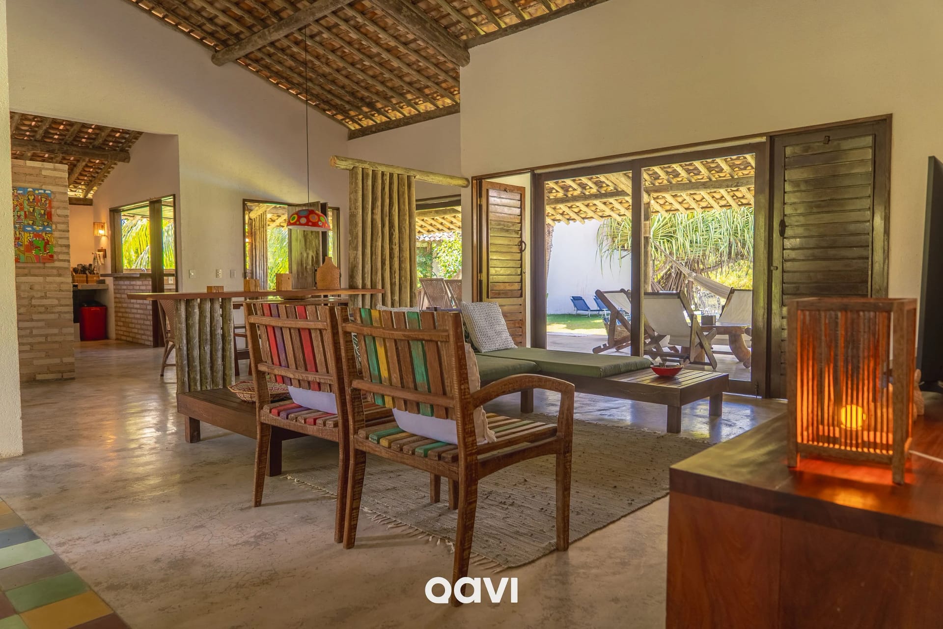Living Room — Casa com Piscina Manatí Milagres by Qavi