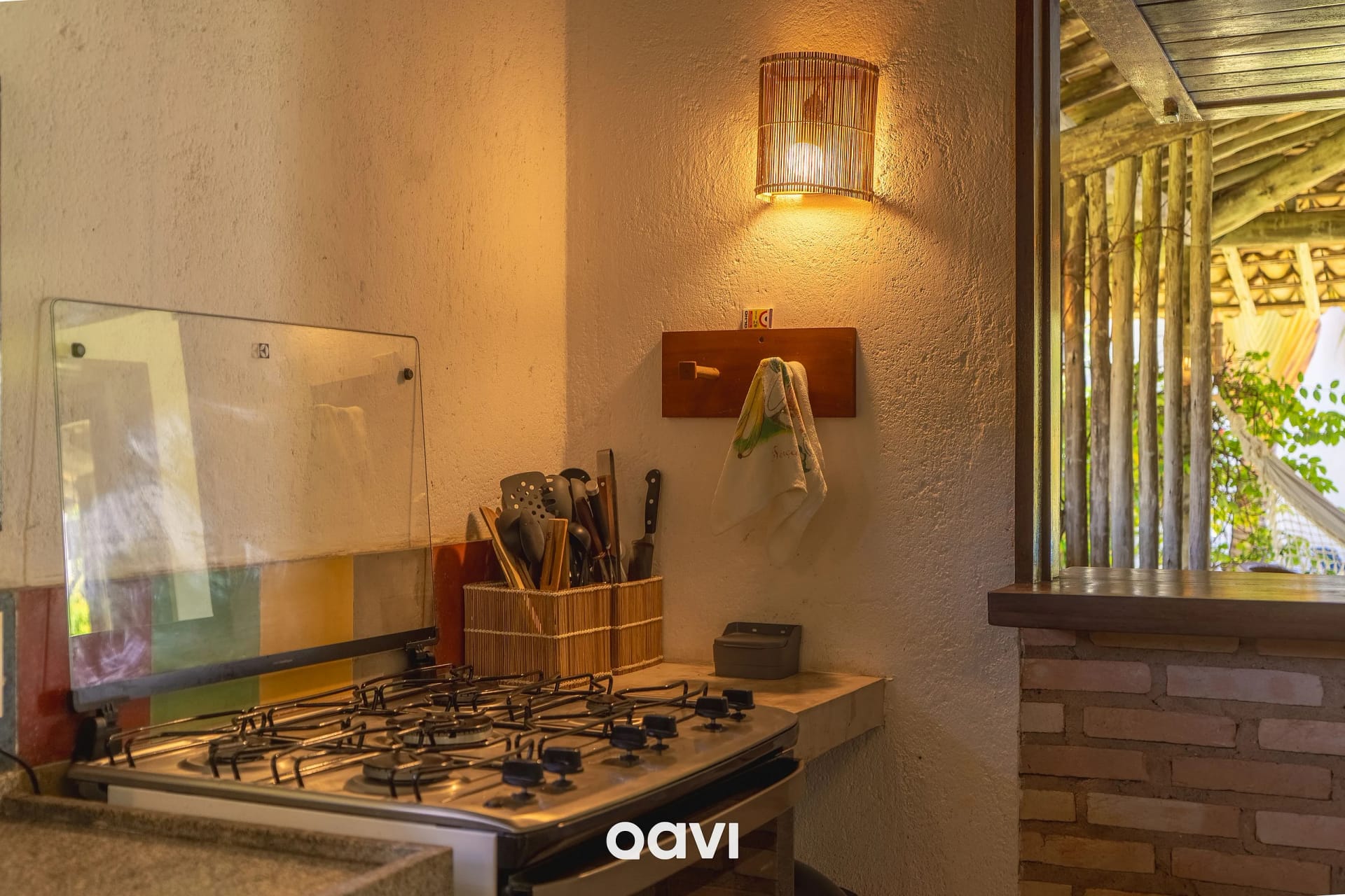 Kitchen or kitchenette — Casa com Piscina Manatí Milagres by Qavi