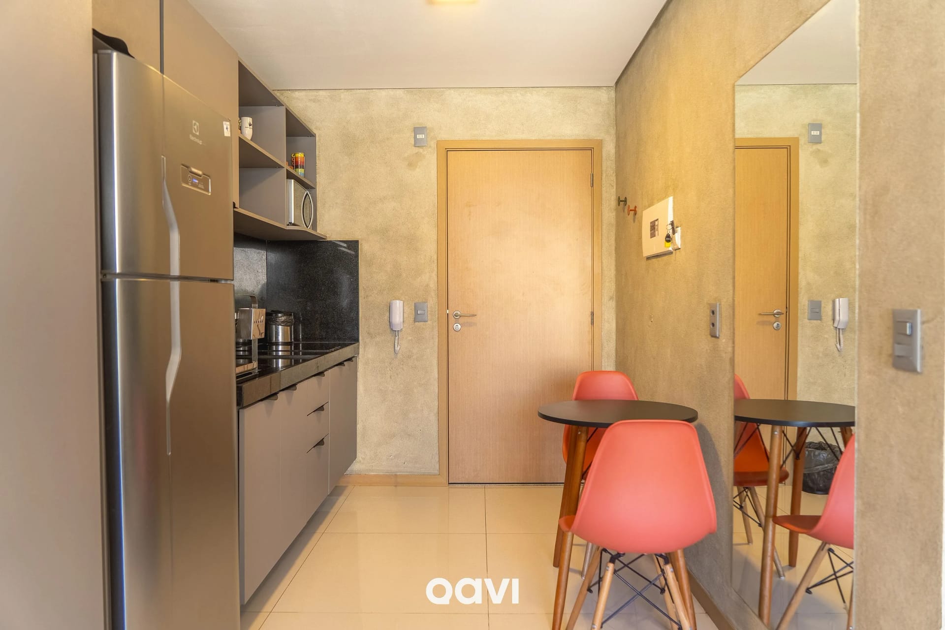 Kitchen or kitchenette — Studio Sky Concept Maceió by Qavi