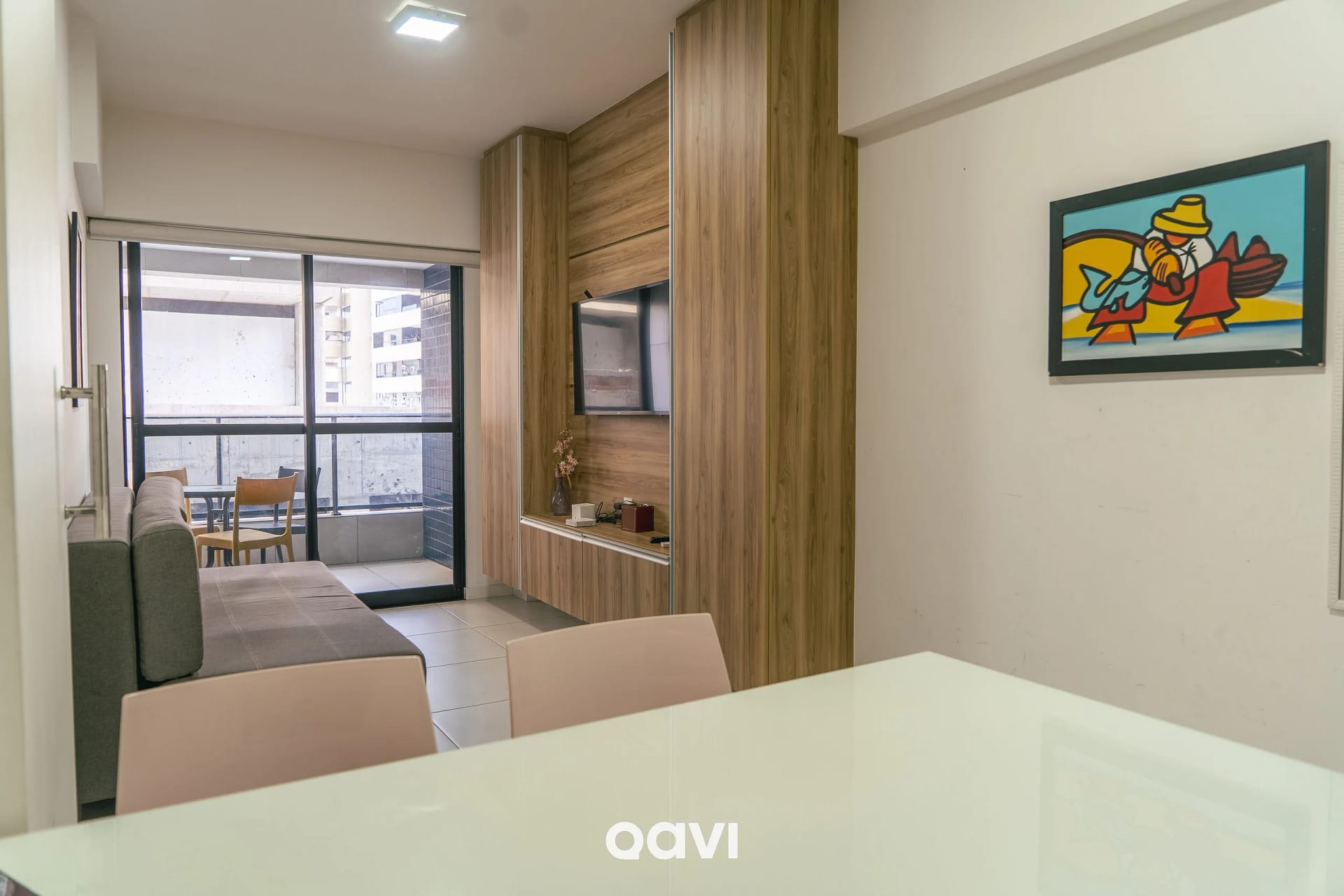 Living Room — Apartamento no Edifício Time em Maceió by Qavi