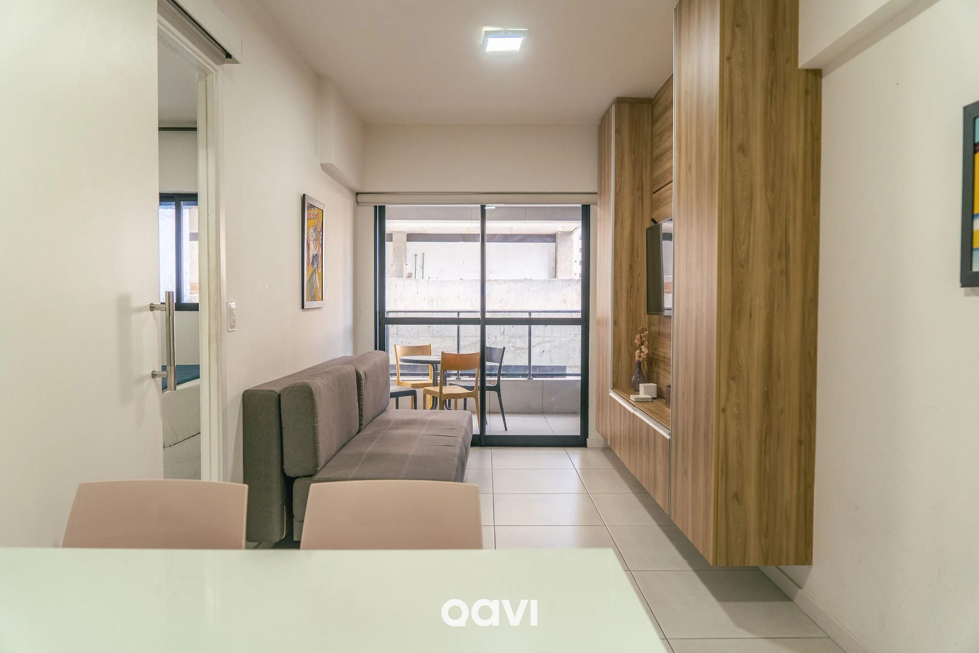 Living Room — Apartamento no Edifício Time em Maceió by Qavi