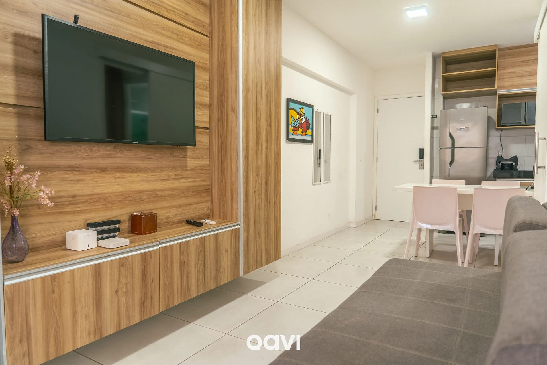 Living Room — Apartamento no Edifício Time em Maceió by Qavi