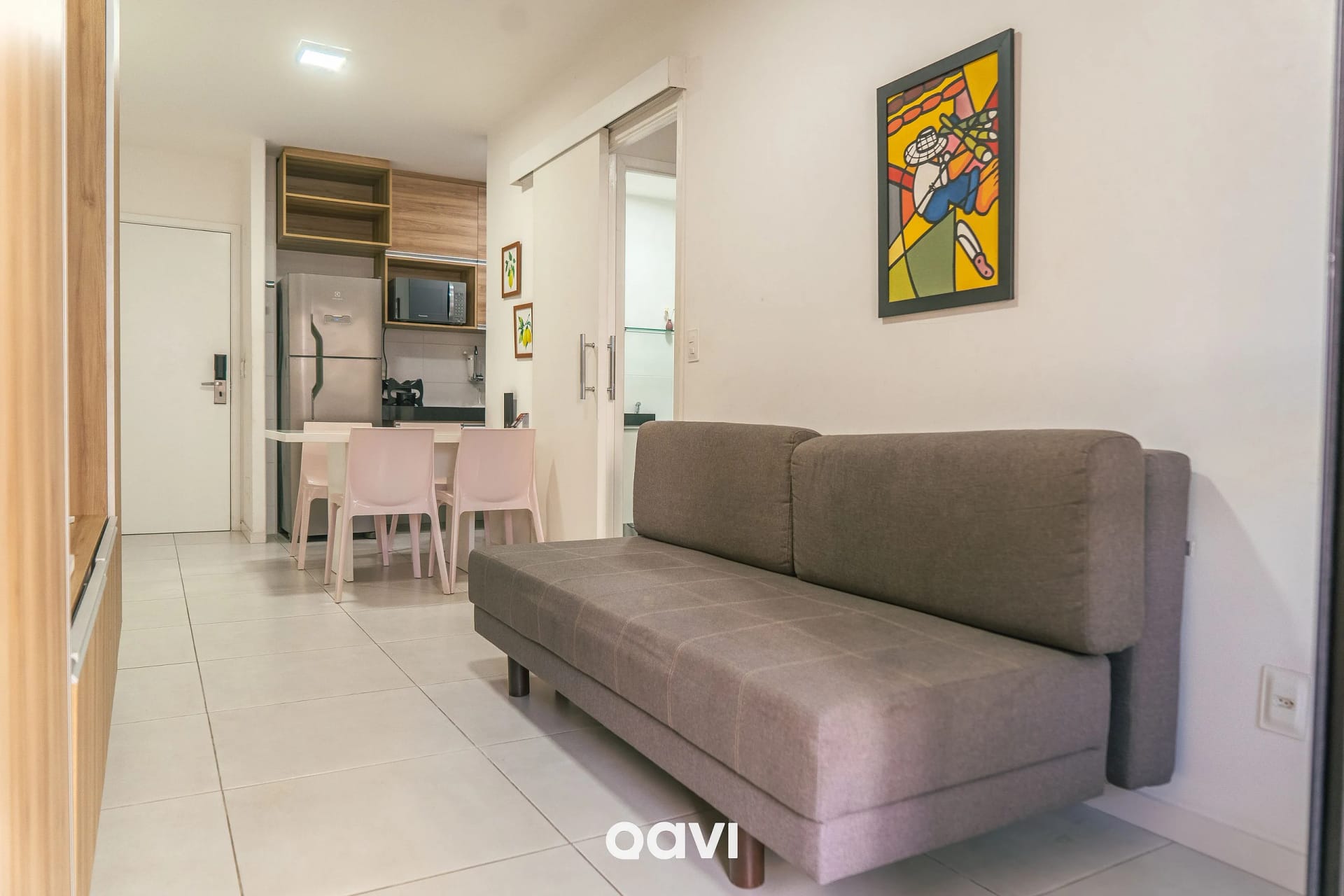 Living Room — Apartamento no Edifício Time em Maceió by Qavi
