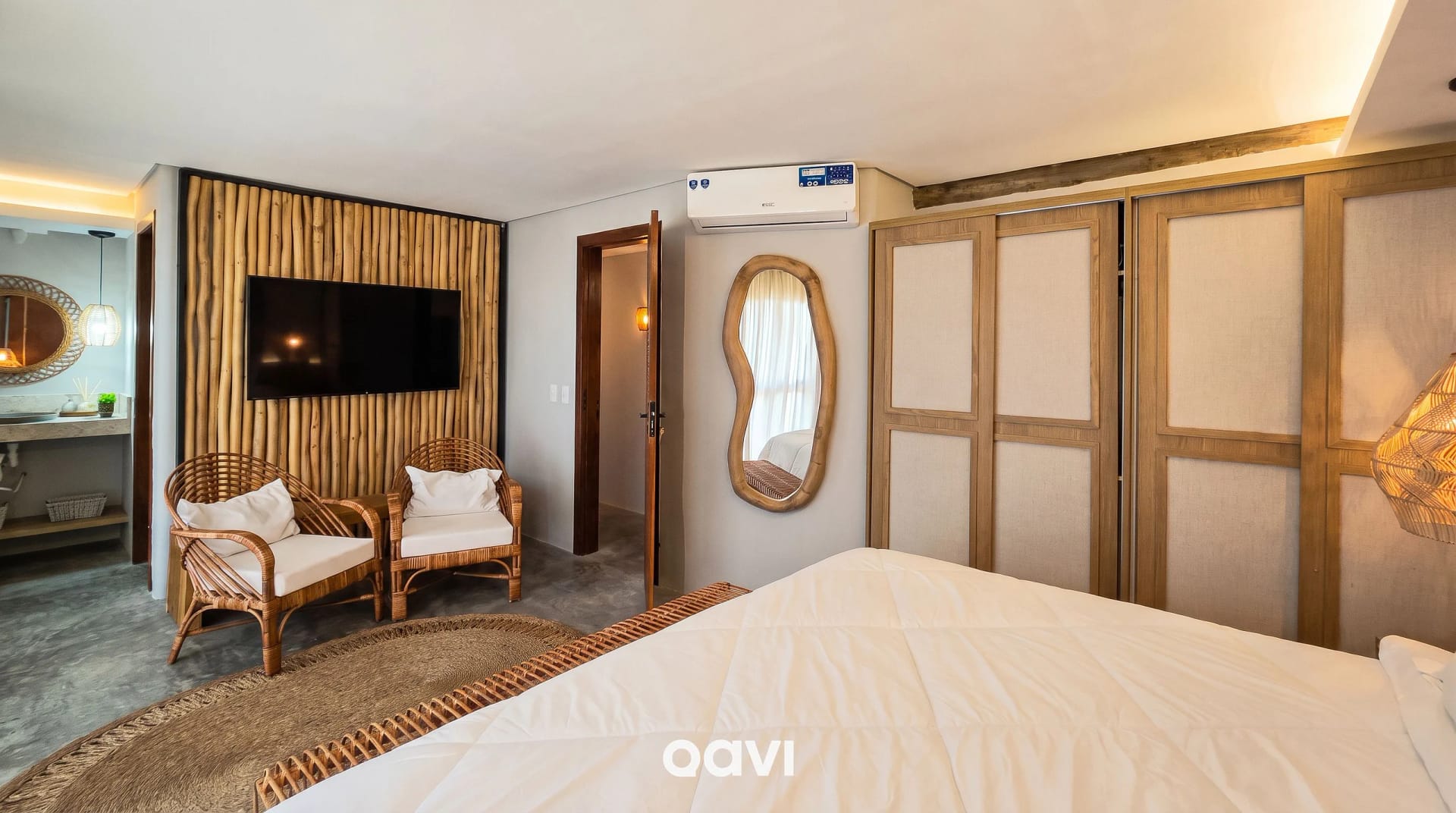 Bedroom — Chalé Buriti Vila Mar Resort by Qavi