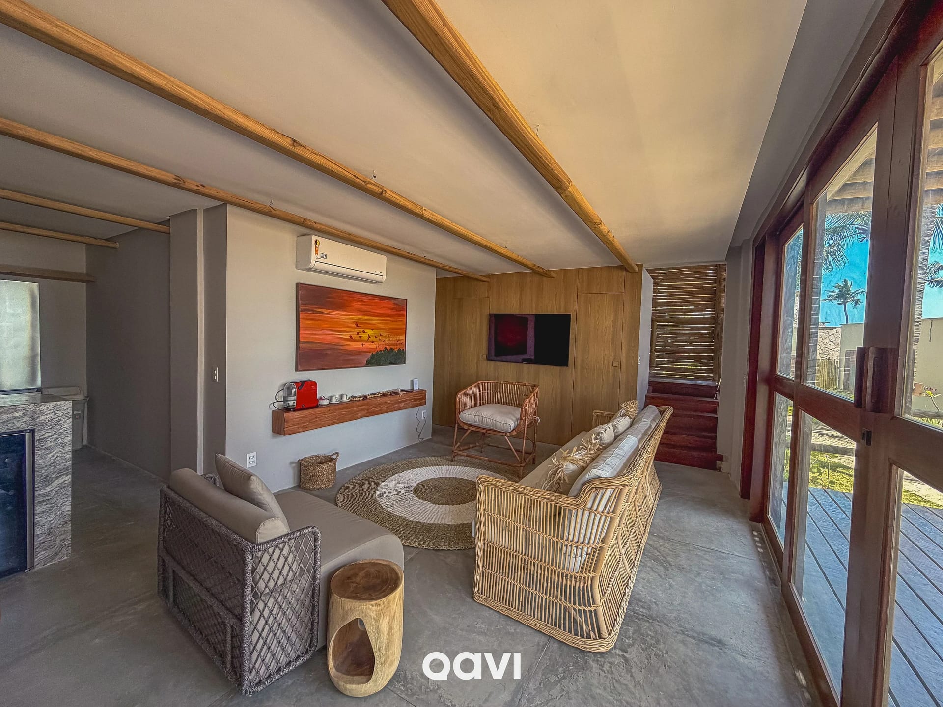 Living Room — Chalé Mandacaru Vila Mar Resort by Qavi