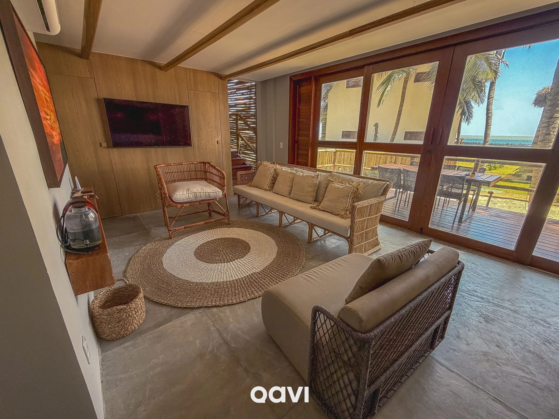 Living Room — Chalé Mandacaru Vila Mar Resort by Qavi