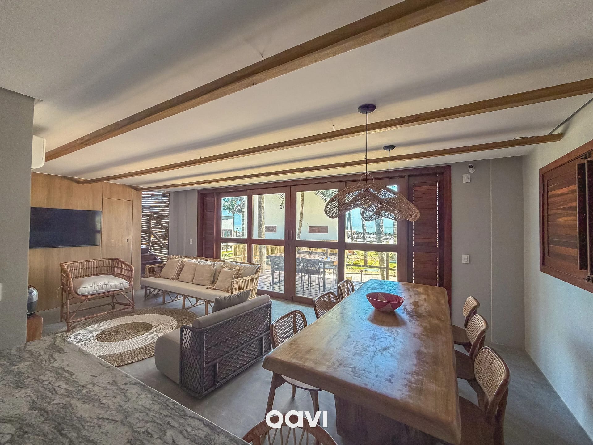 Living Room — Chalé Mandacaru Vila Mar Resort by Qavi