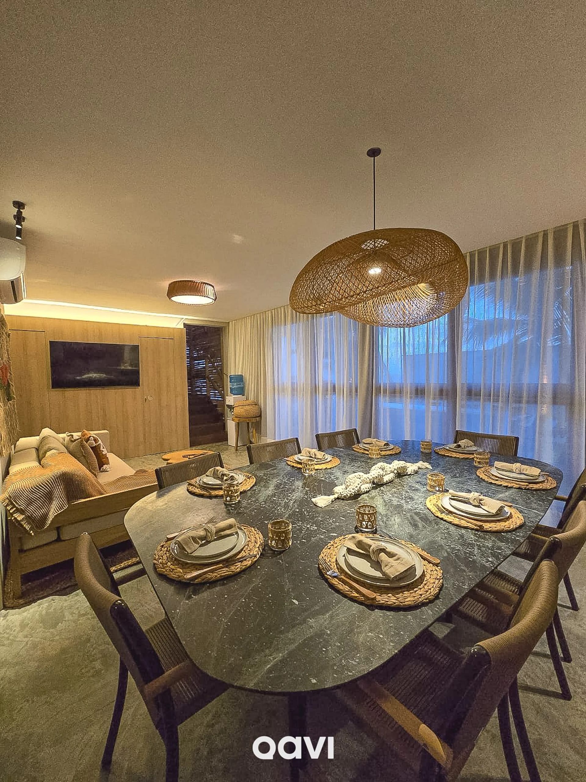 Kitchen or kitchenette — Chalé Jatobá Vila Mar Resort by Qavi