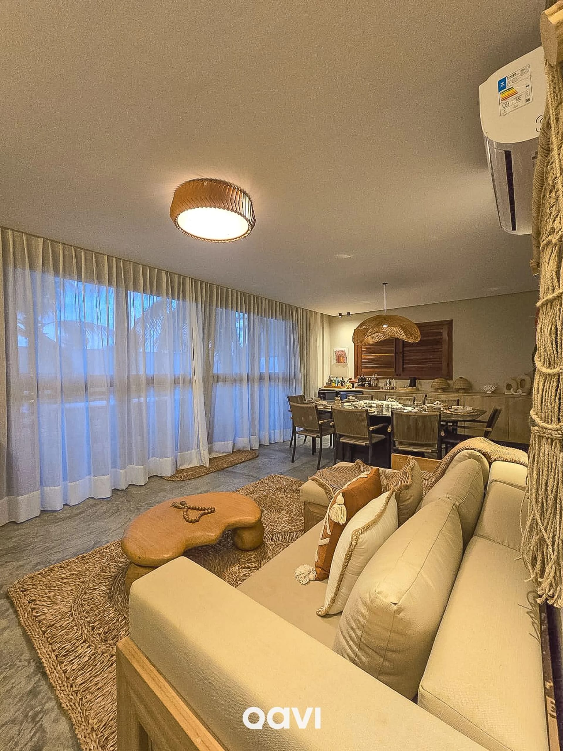 Living Room — Chalé Jatobá Vila Mar Resort by Qavi