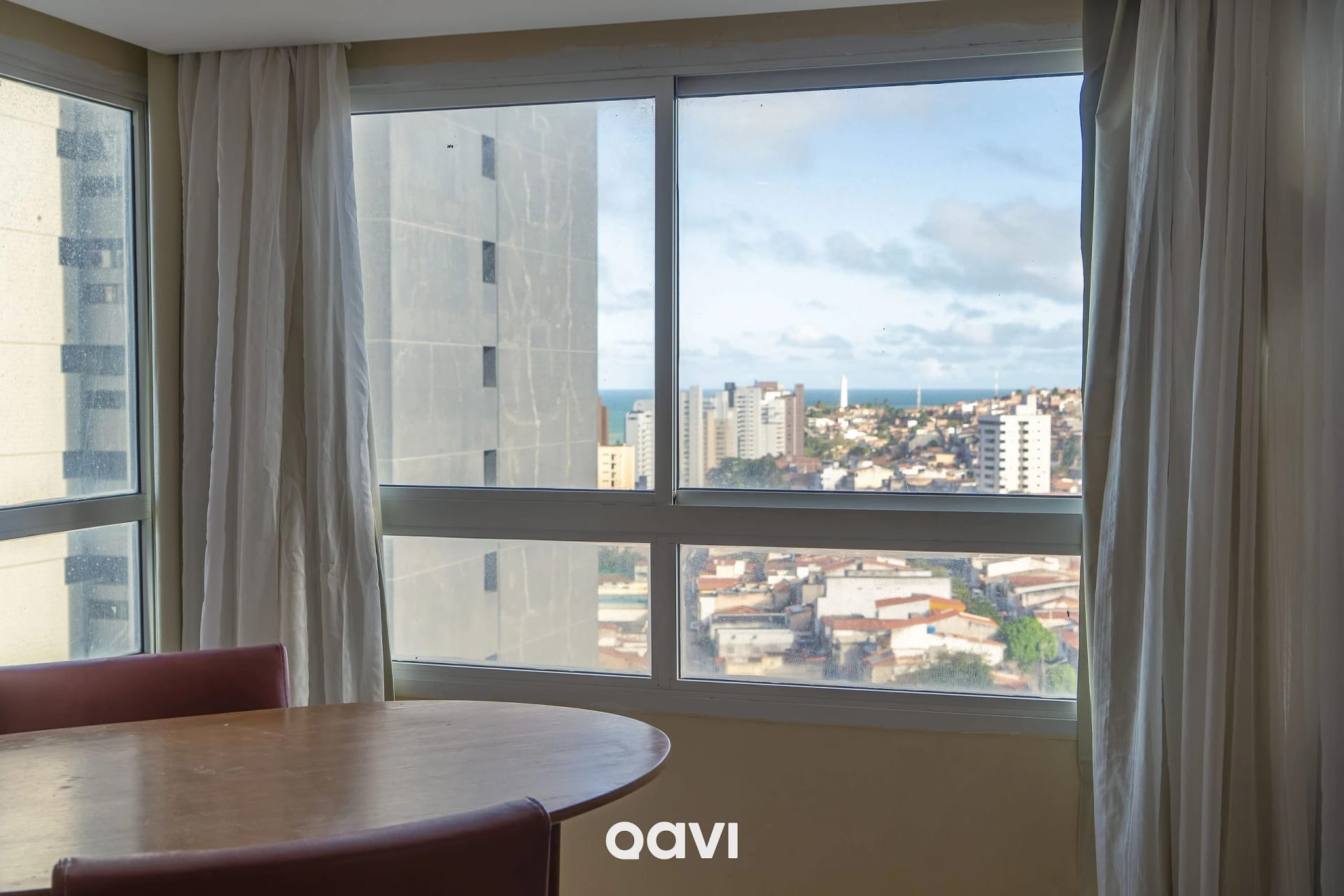 Dormitorio — Flat em Petrópolis Vista Parcial Mar - Qavi