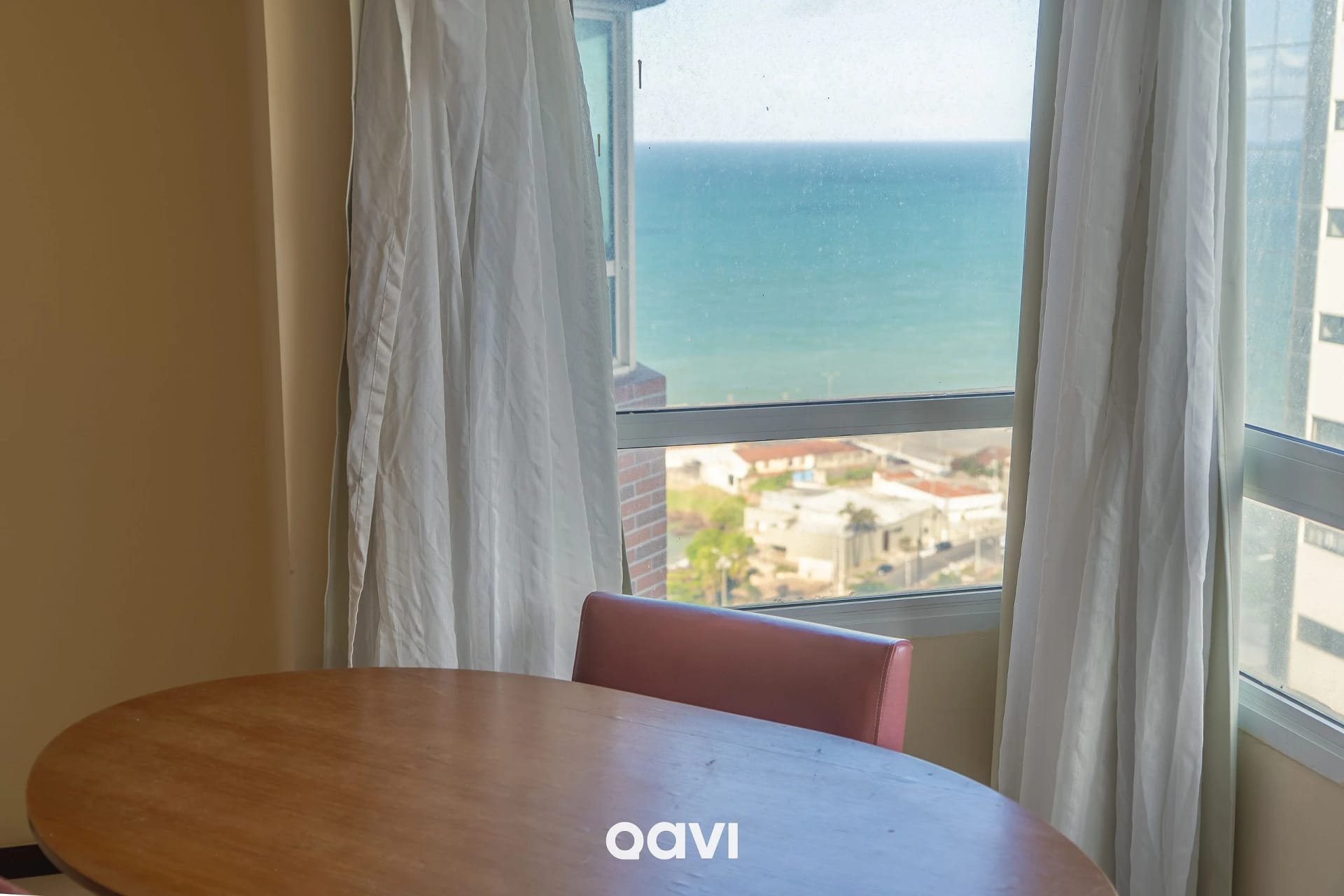 Dormitorio — Flat em Petrópolis Vista Parcial Mar - Qavi