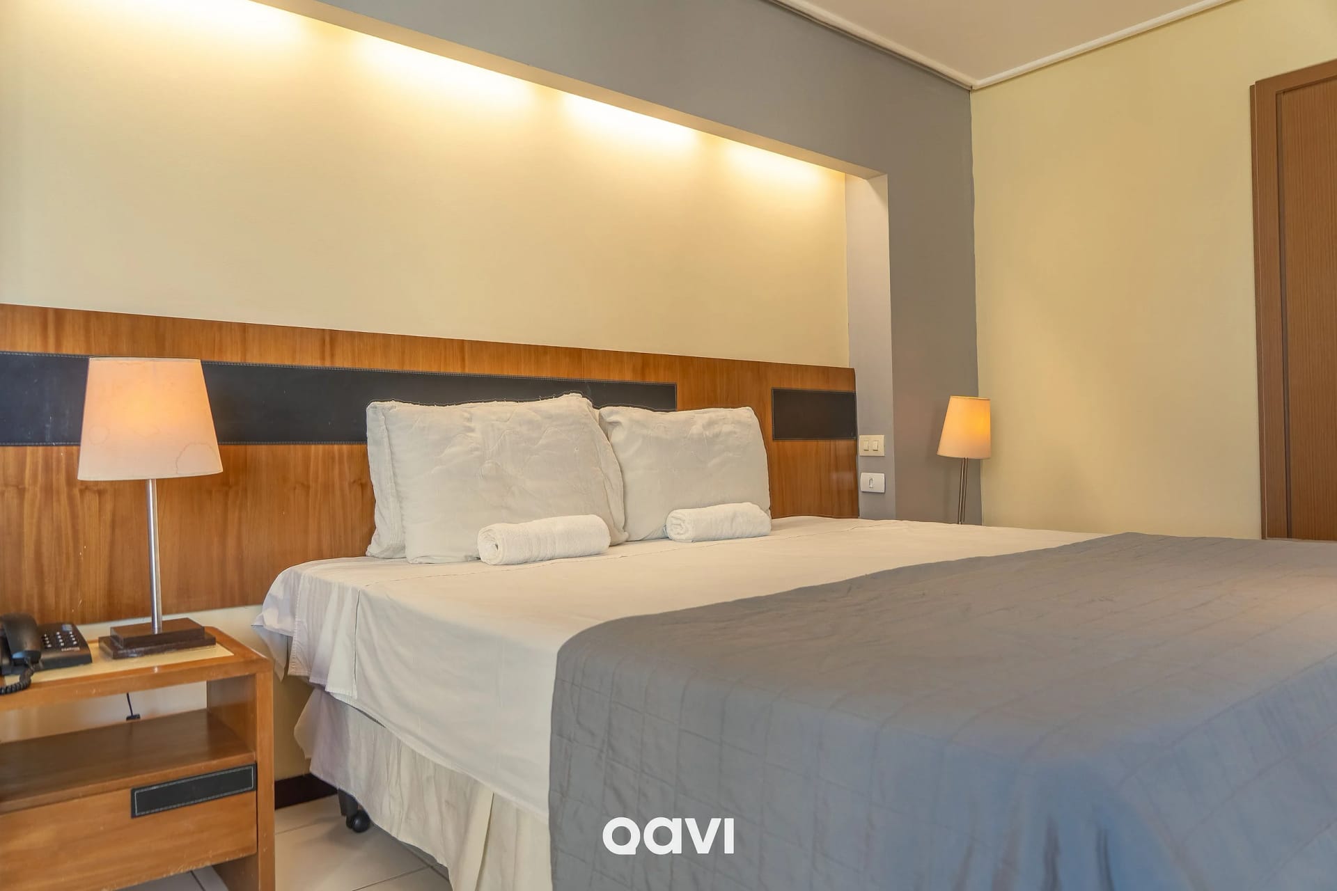 Dormitorio — Flat em Petrópolis Vista Parcial Mar - Qavi