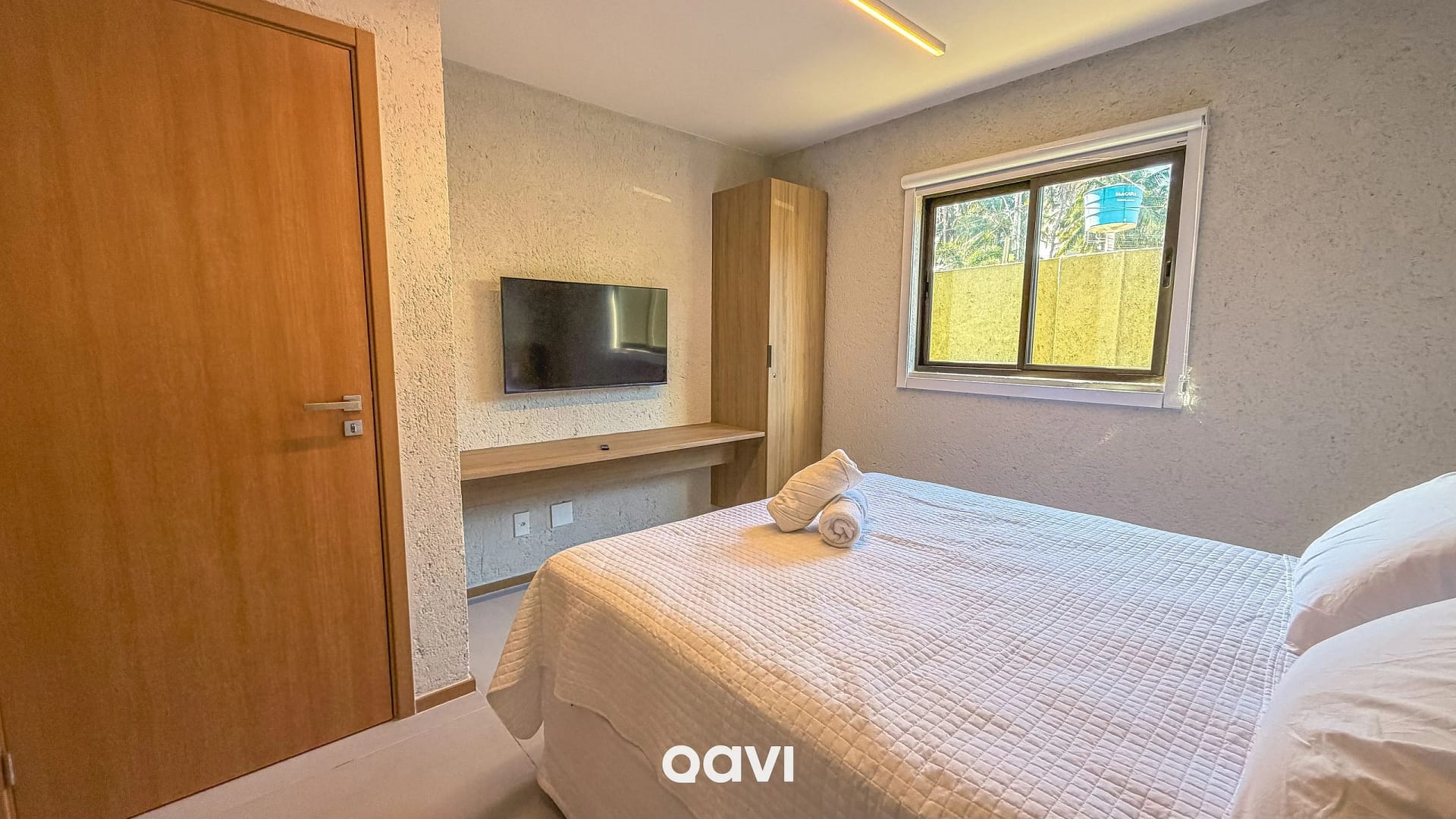 Dormitorio — Apartamento Vista Piscina Azuk Patacho by Qavi