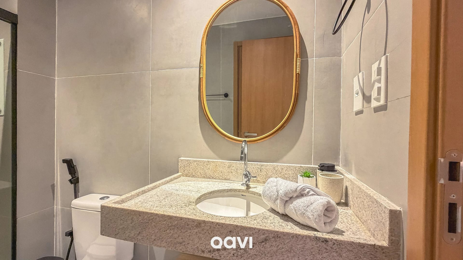 Baño — Apartamento Vista Piscina Azuk Patacho by Qavi
