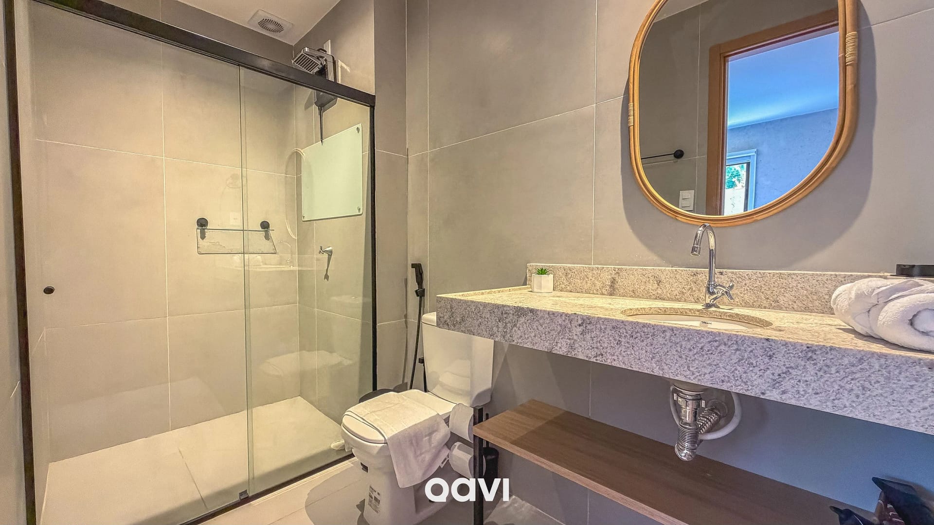 Baño — Apartamento Vista Piscina Azuk Patacho by Qavi