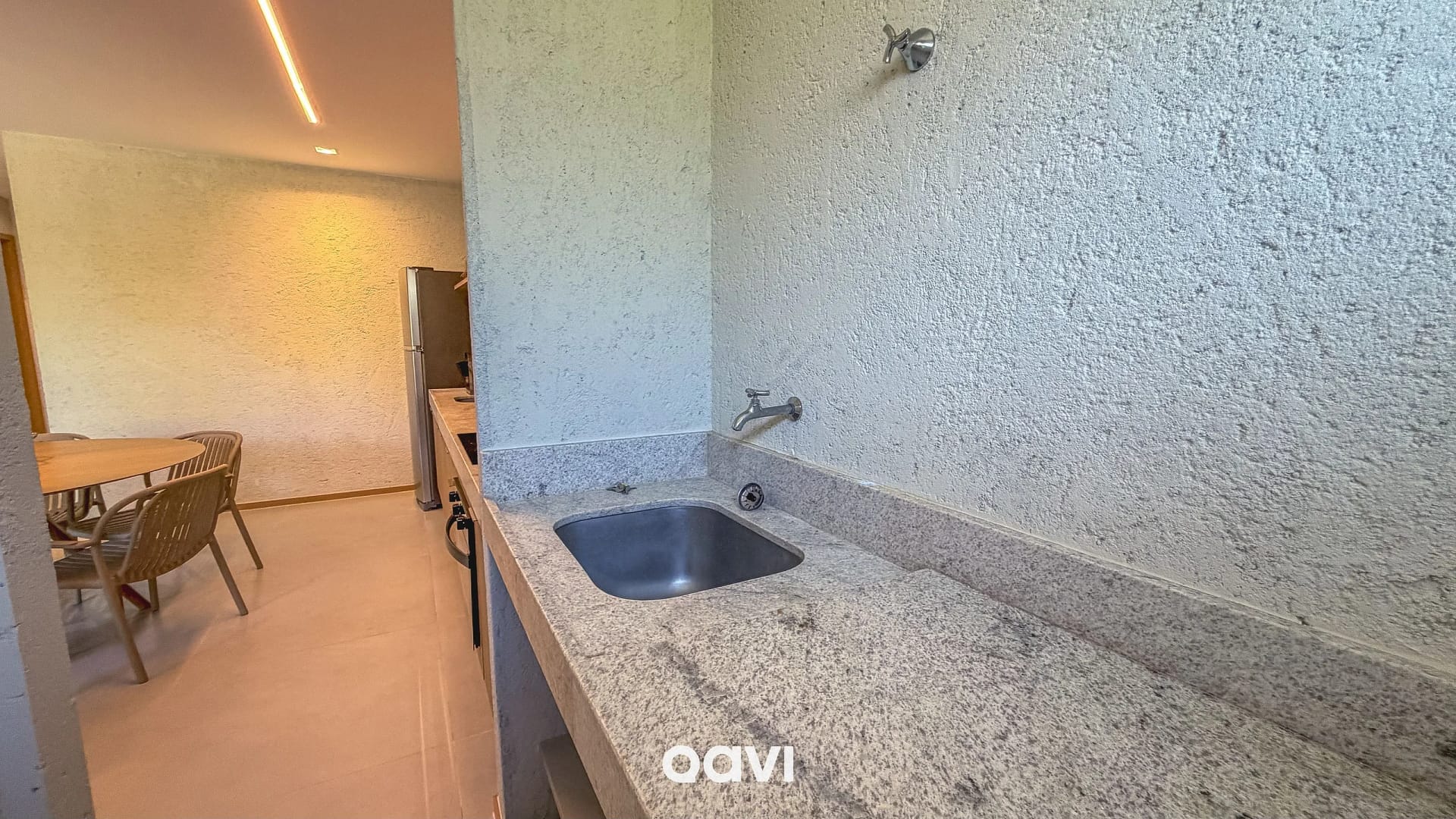 Cocina o kitnet — Apartamento Vista Piscina Azuk Patacho by Qavi